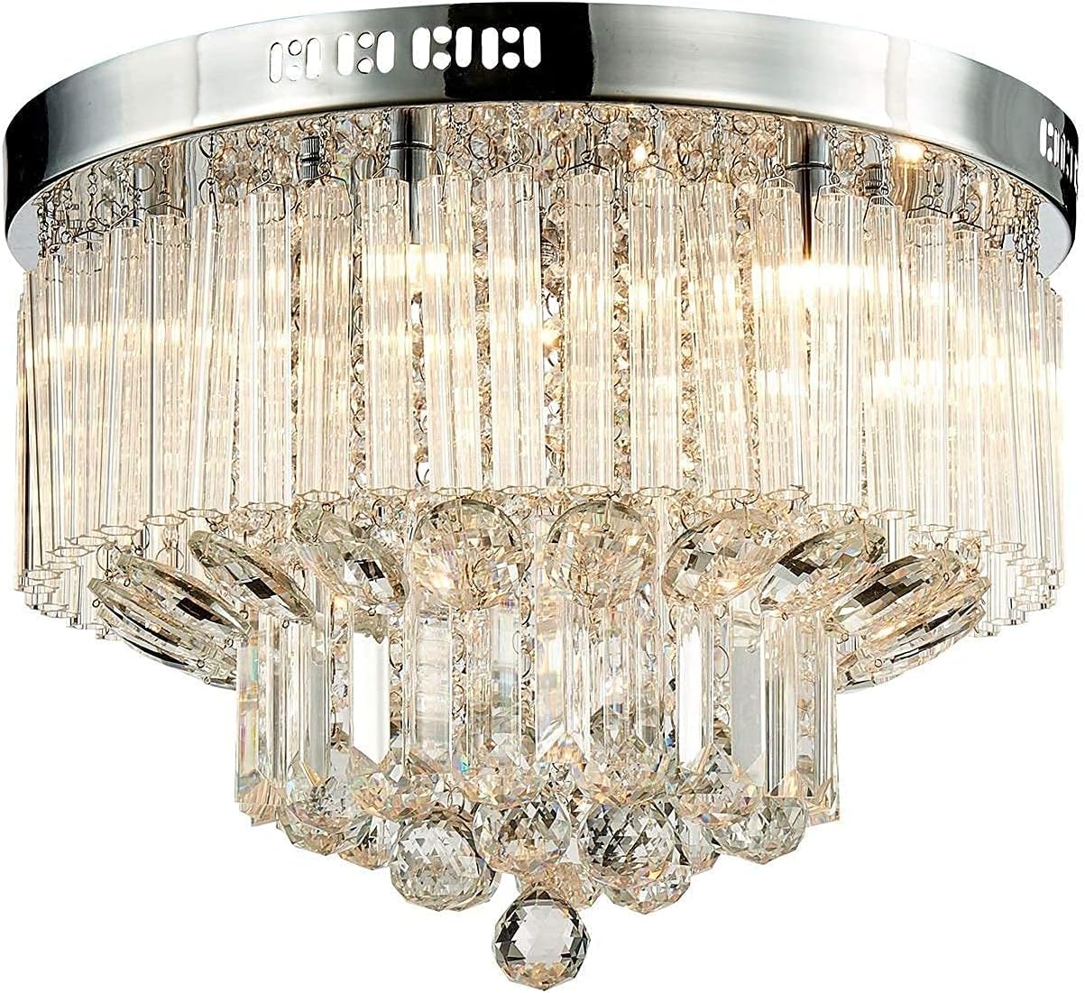 70% Off Everything Saint Mossi Chandelier Modern K9 Crystal Raindrop Chandelier Lighting Flush Mount LED Ceiling Light Fixture Pendant Lamp for Dining Room Bathroom Bedroom Livingroom 9 G9 Bulbs Required H12 X D18 One-Day Sale: Up to 70% Off Saint Mossi Chandelier Modern K9 Crystal Raindrop Chandelier Lighting Flush Mount LED Ceiling Light Fixture Pendant Lamp for Dining Room Bathroom Bedroom Livingroom 9 G9 Bulbs Required H12 X D18