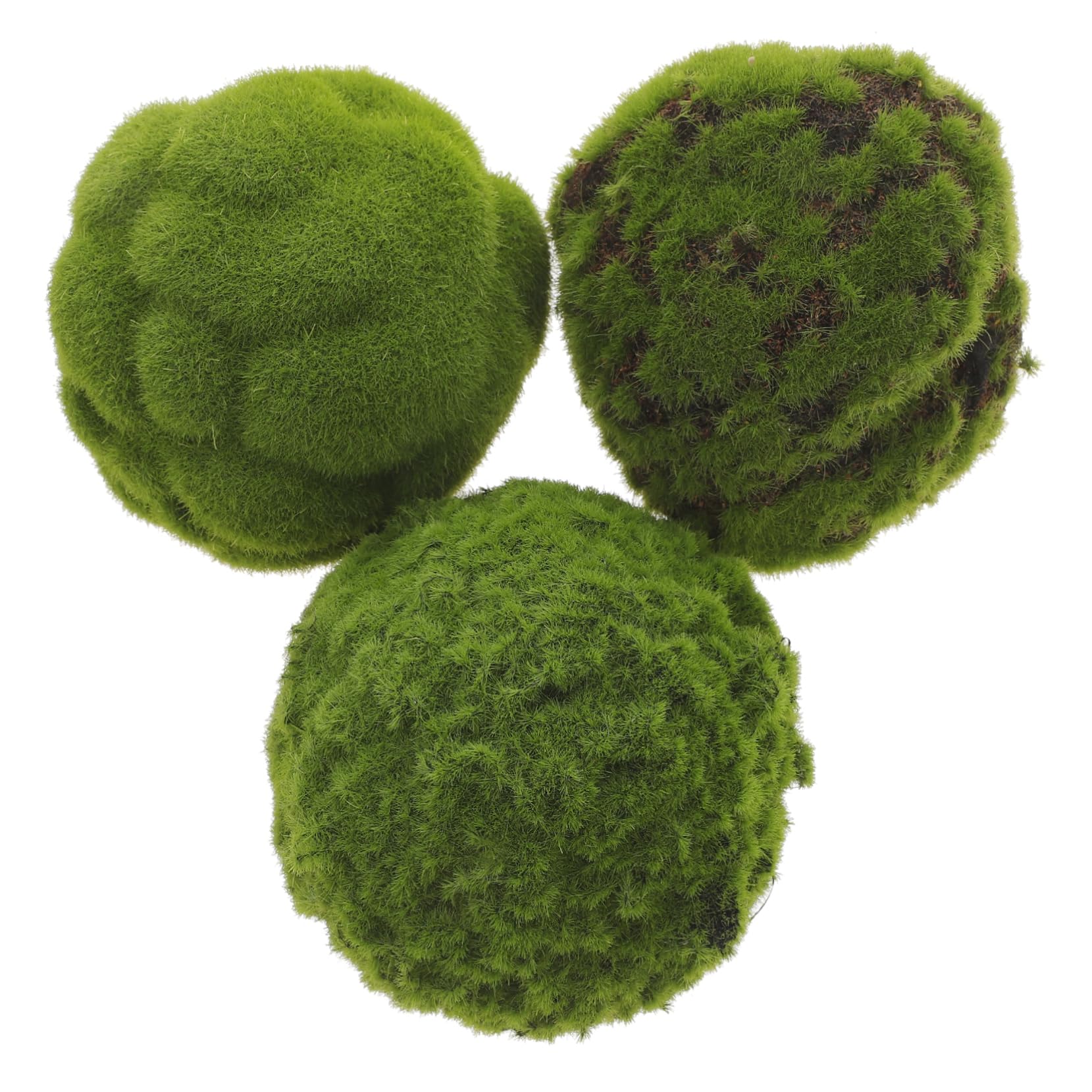 Alipis 9 Pz Palla Di Muschio Simulata Palline Decorative Di Muschio Alberi Topiari Finti Palla Topiaria Vegetale Artificiale Palline Di Muschio Naturale Pianta Da Green Schiuma