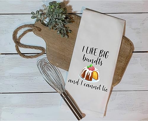 Miniatura 3 de I Like Big bundts and i Cannot Lie - Toalla de cocina o cocina, toalla de cocina con frase divertida y humorística saco de harina, gran regalo de