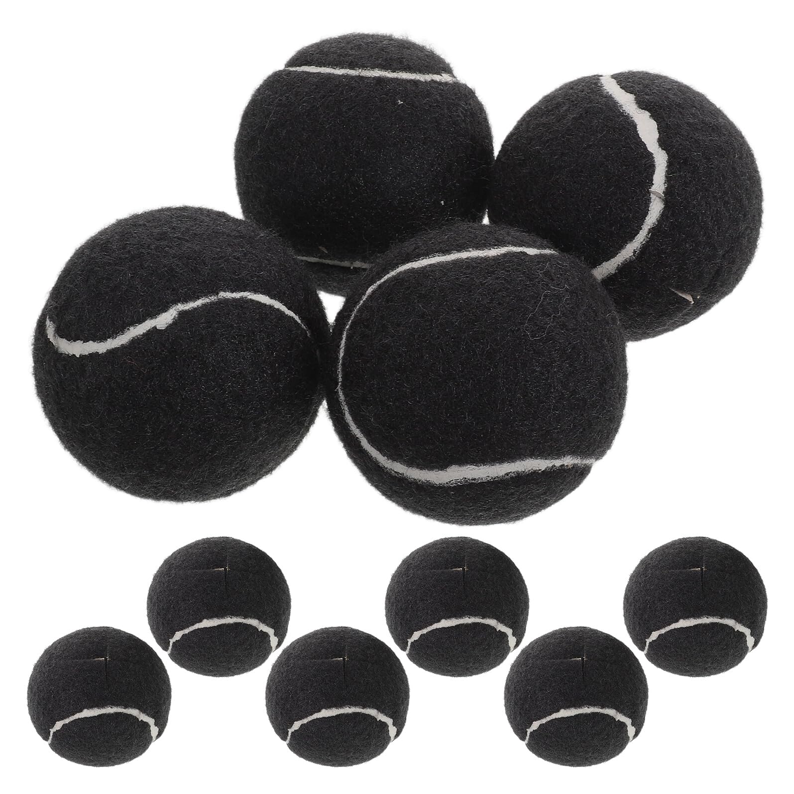 Embouts silencieux antidérapants en caoutchouc noir lot de 12 protections universelles