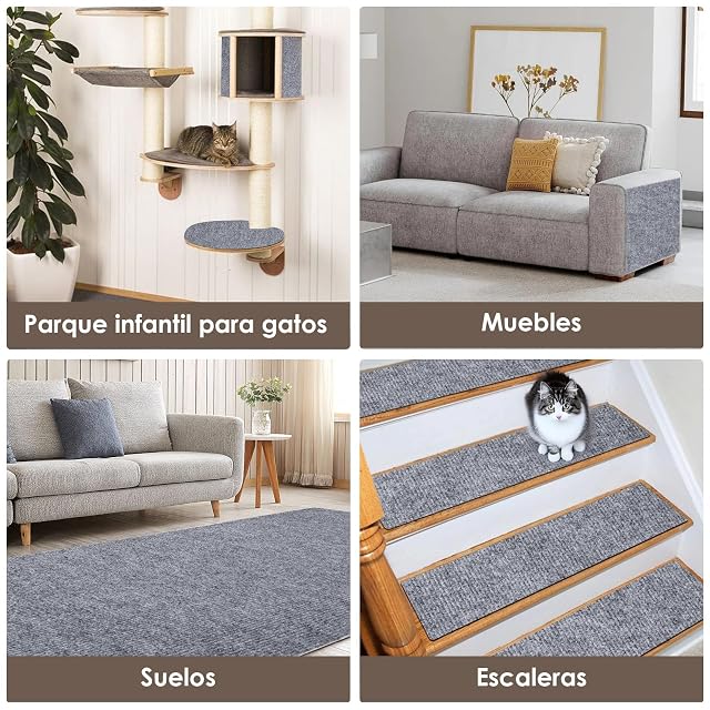 Foto 7 de 7 de LustLocke Protector Sofa Gatos Arañazo, 200cm×40cm Rascador Sofa Gatos Autoadhesiva