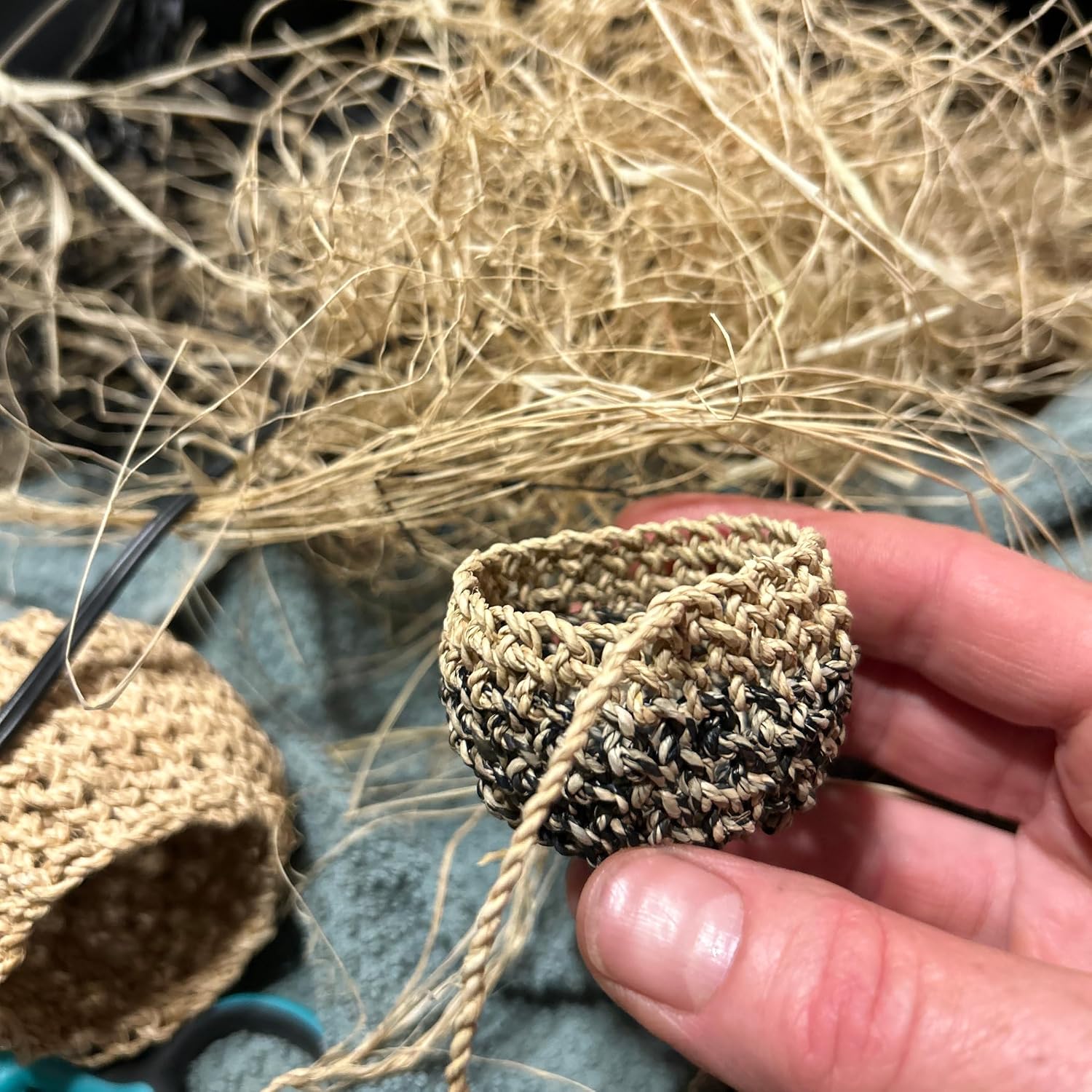 Craft Plant Fiber Cordage, Weave Basket by Traditional Craft Kits