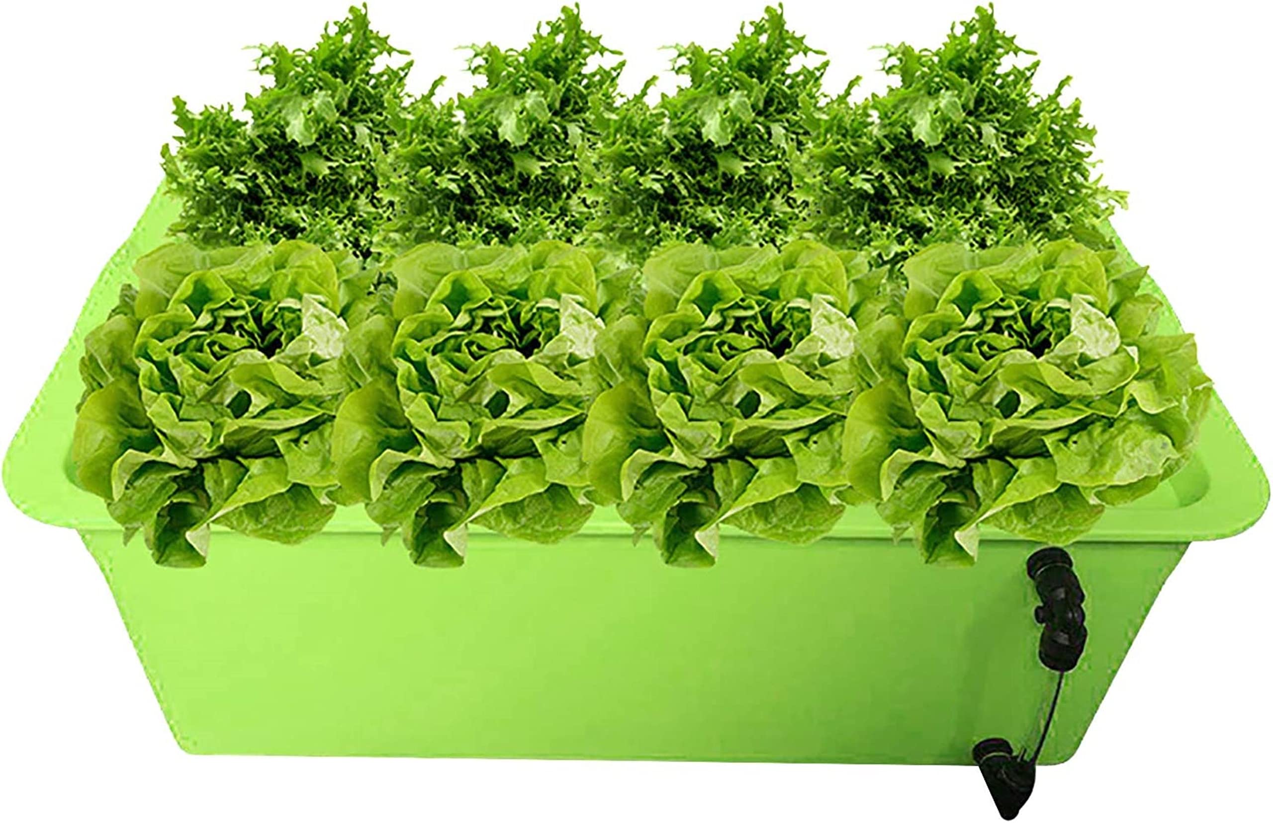 Plant Hydroponic System Cabinet Box, 6/8/11 Hole Balcony Vegetable Growing Hydroponic Tank Kit Soilless Cultivation Planting Box