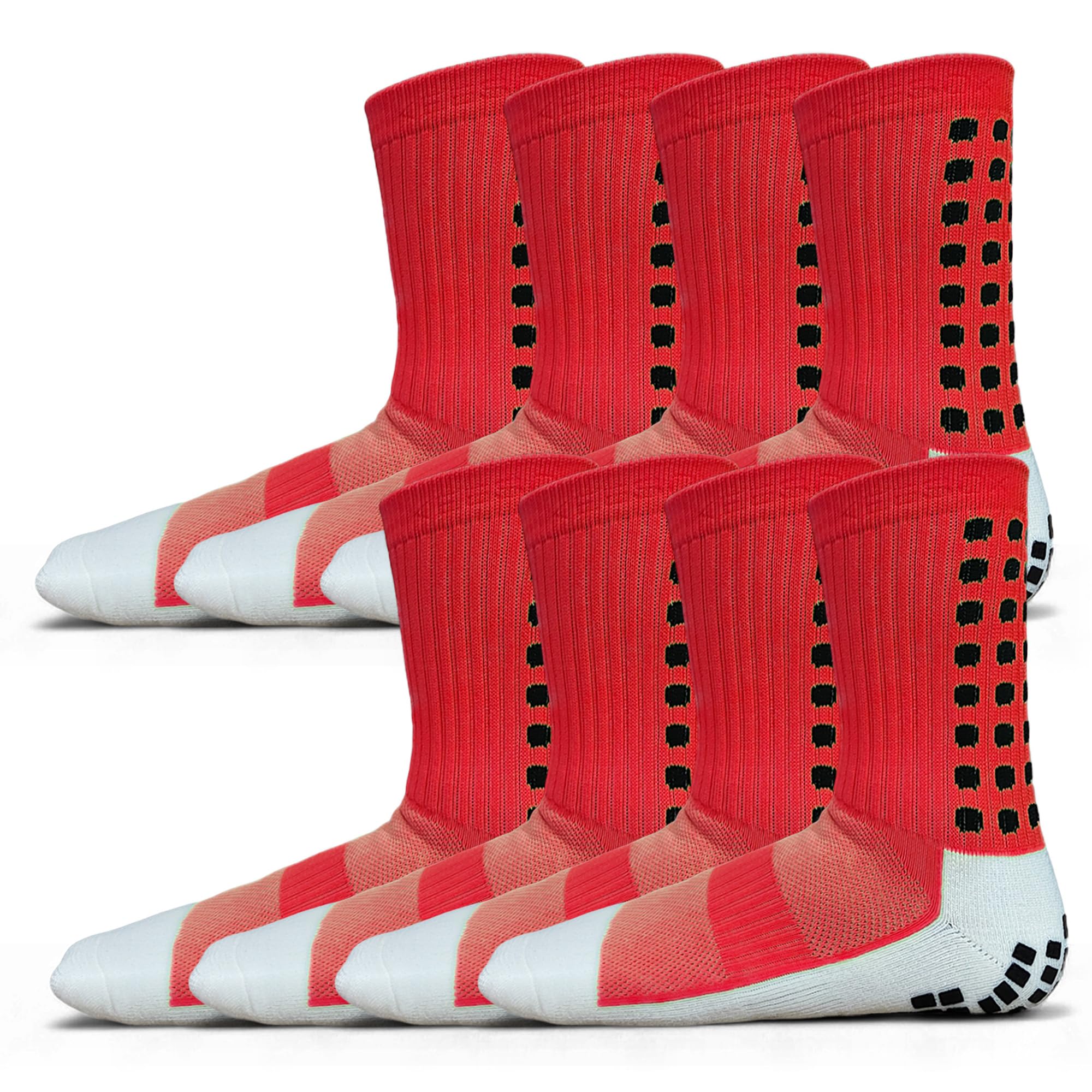 Anti Slip Soccer Grip Socks, 117 Silicone Dots Non Skid Football Socks