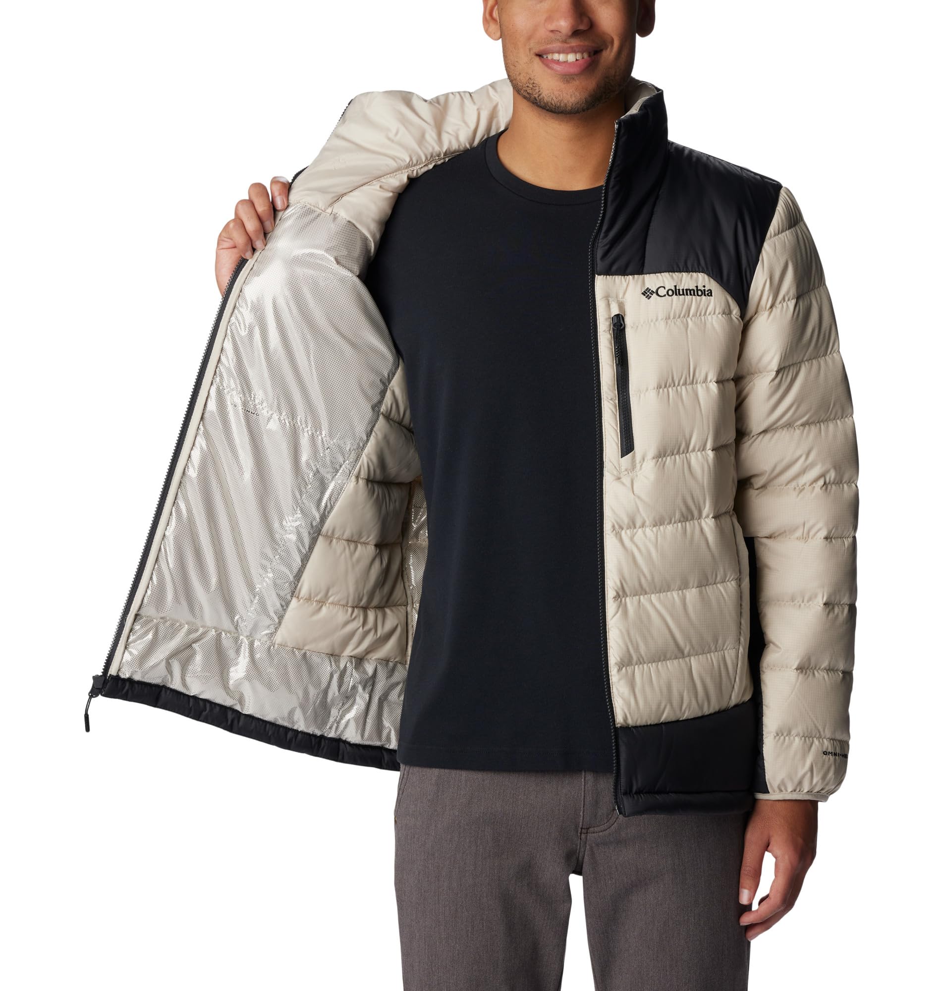 Columbia Chaqueta de plumón parque de otoño para hombre