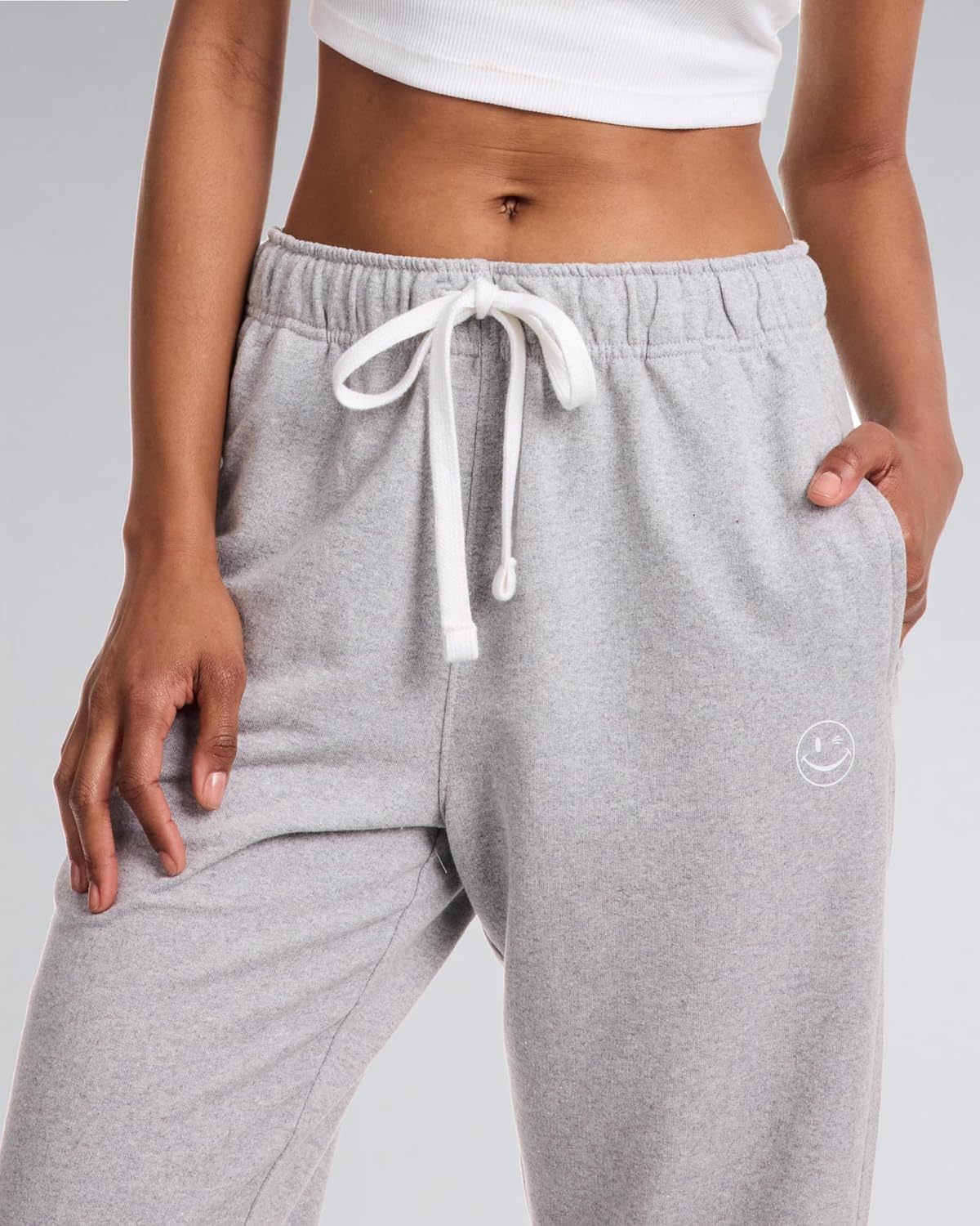 JOE BOXER Womens Jogger Pants, Open Bottom, Inseam Pockets, Lounge Wear Valentine Gifts for Her - Image 4