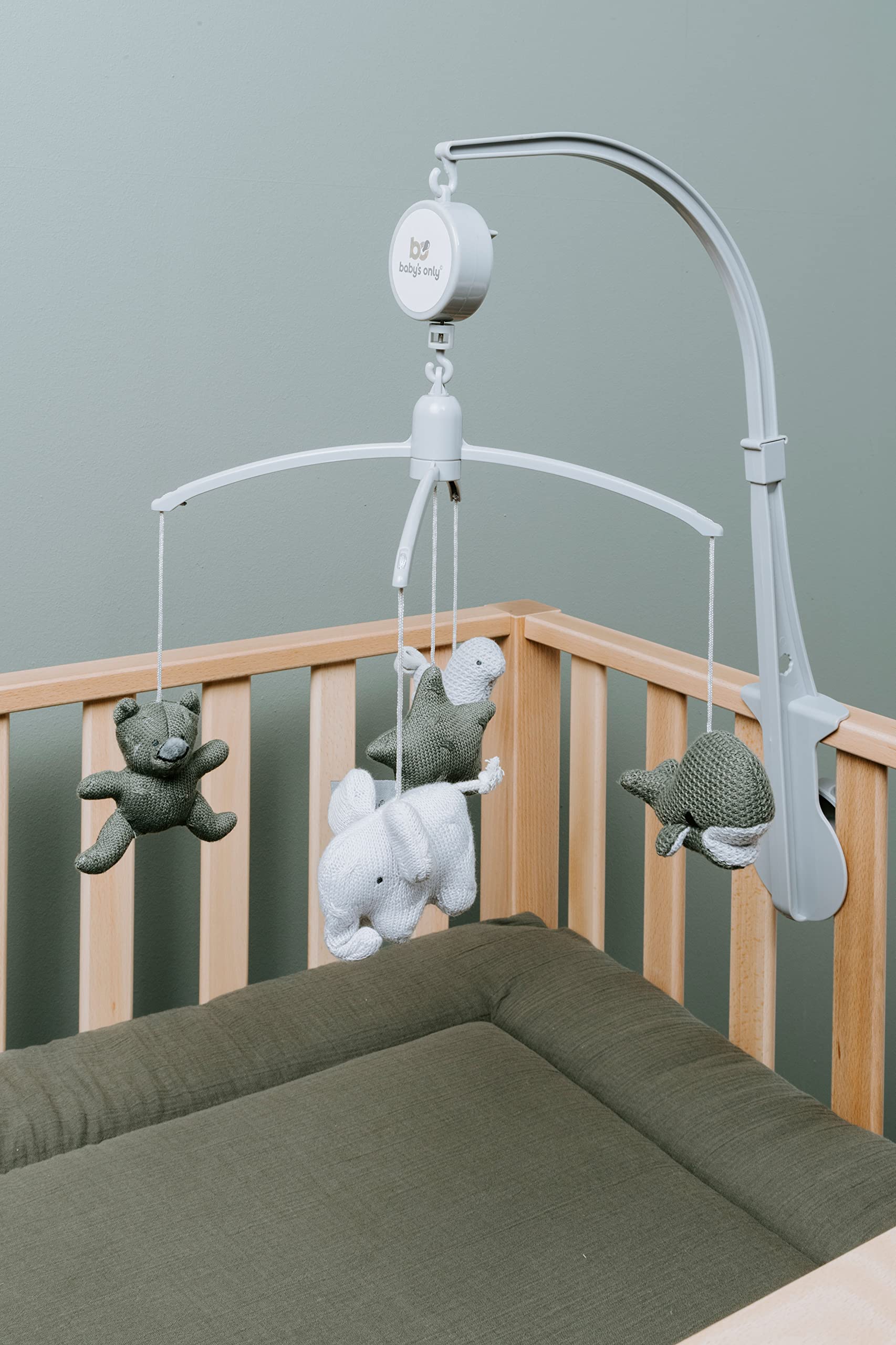 Baby's Only - Laufgittereinlage Breeze - Krabbeldecke für Baby - Aus Baumwolle - 75x95 cm - Urban Taupe