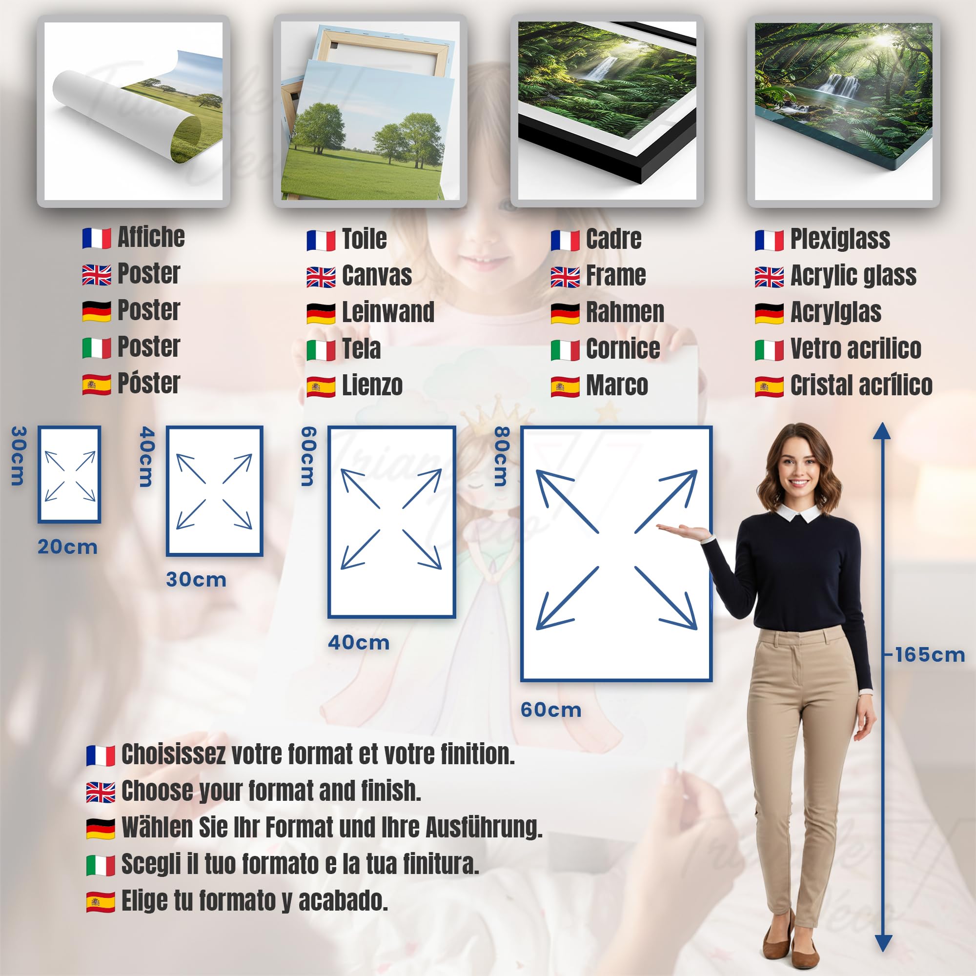 Caricature drôle personnalisée à partir de photo Portrait caricature humoristique en couleur style caricature de rue Paris Poster Toile Plexiglas Tableau – Cadeau original anniversaire Noël mariage - 5