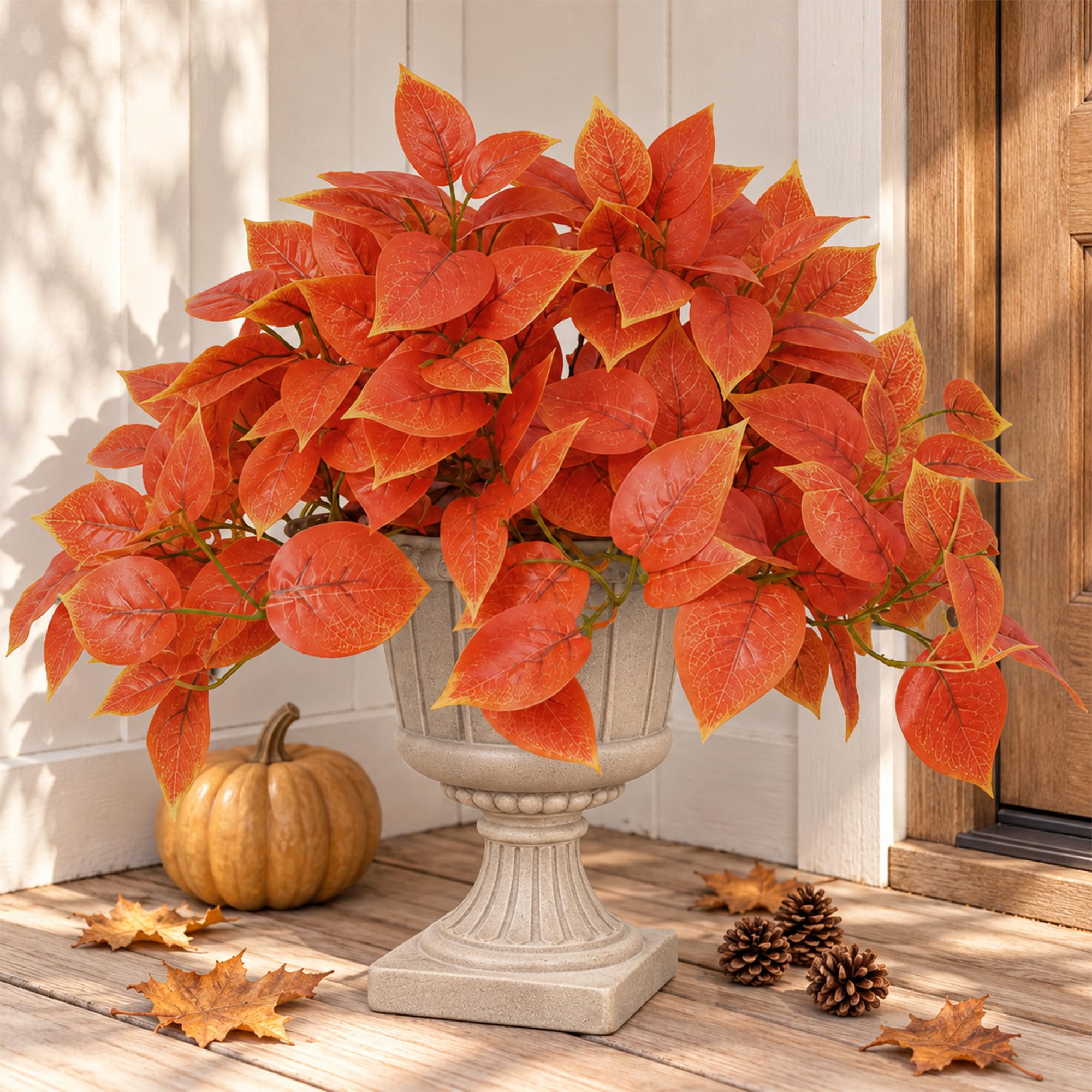 Amazon.com: HyeFlora Faux Outdoor Plants Fake Hanging Plants, 2PCS
