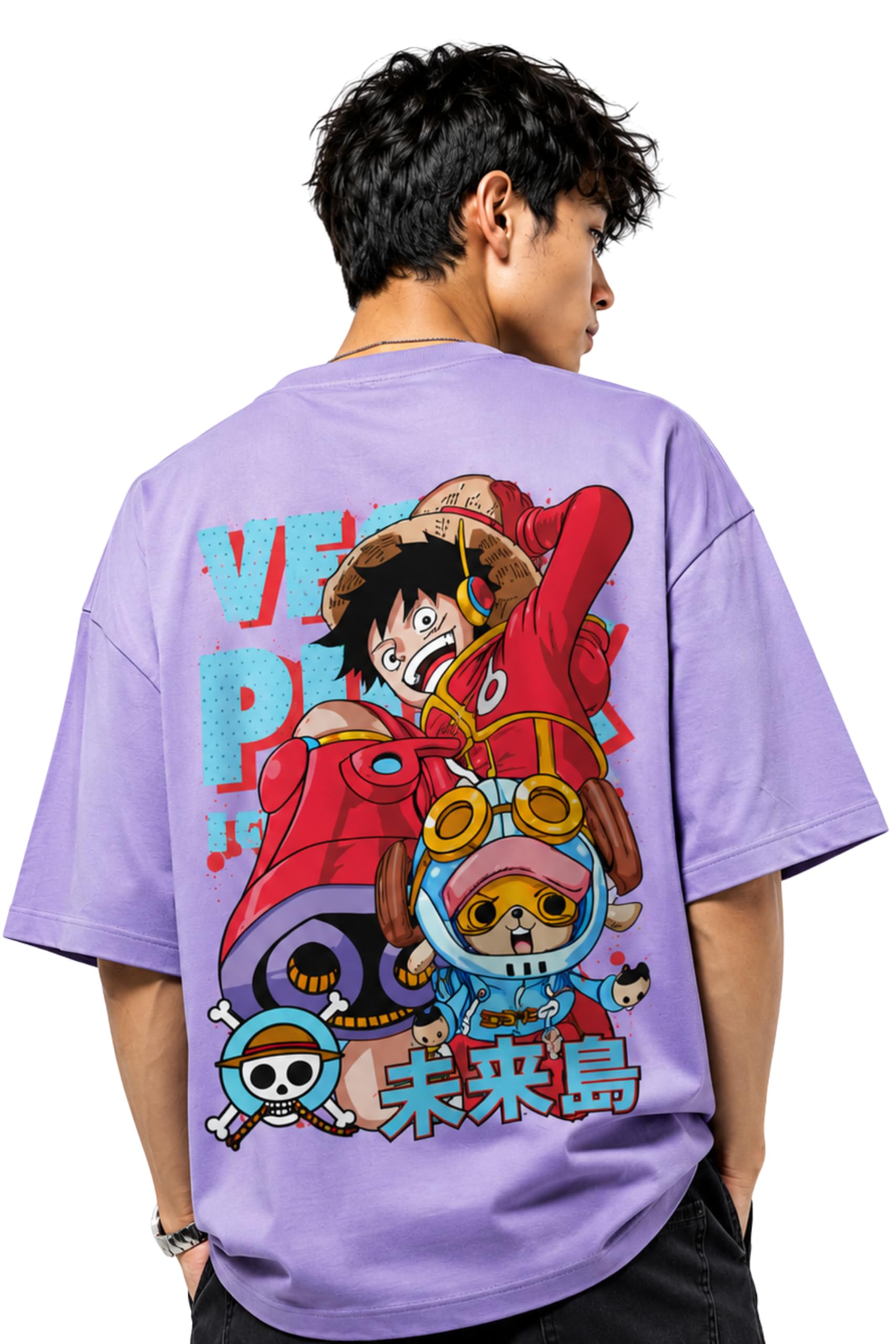 Unisex Oversized T-Shirt for Men & Women Half Sleeve | 100% Cotton | Premium DTF Graphic Printed Baggy Tee-picture-15