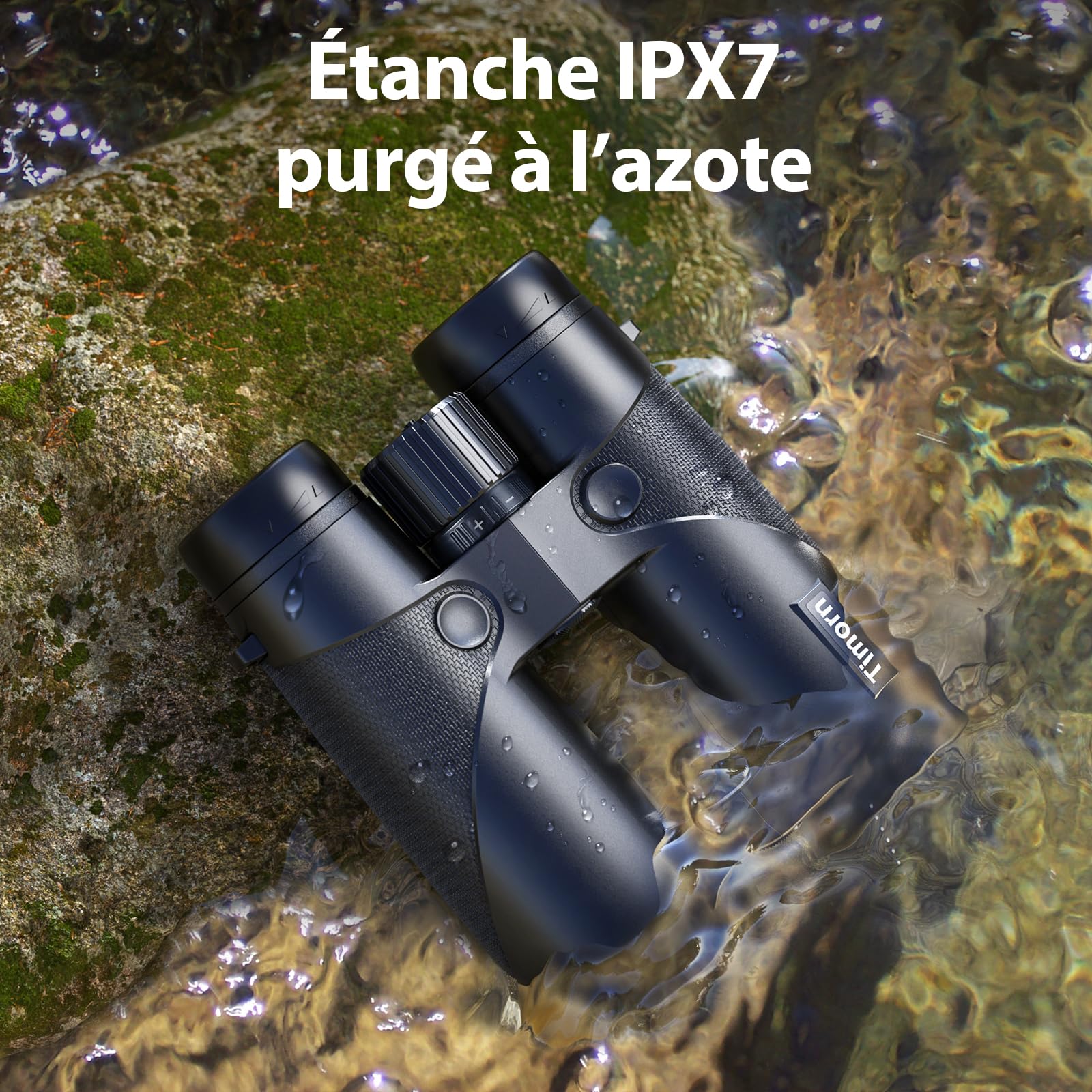 Timorn Jumelles Adultes 10x42 Professionnelle HD étanches légères