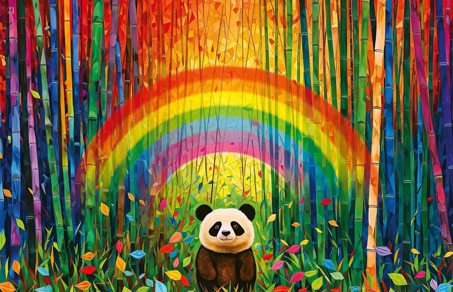 Ravensburger Puzzle Moment: Bamboo Panda 200 Piece Jigsaw Puzzle for Adults - 12001322 - Handcrafted Tooling, Made in Germany, Every Piece Fits Together Perfectly