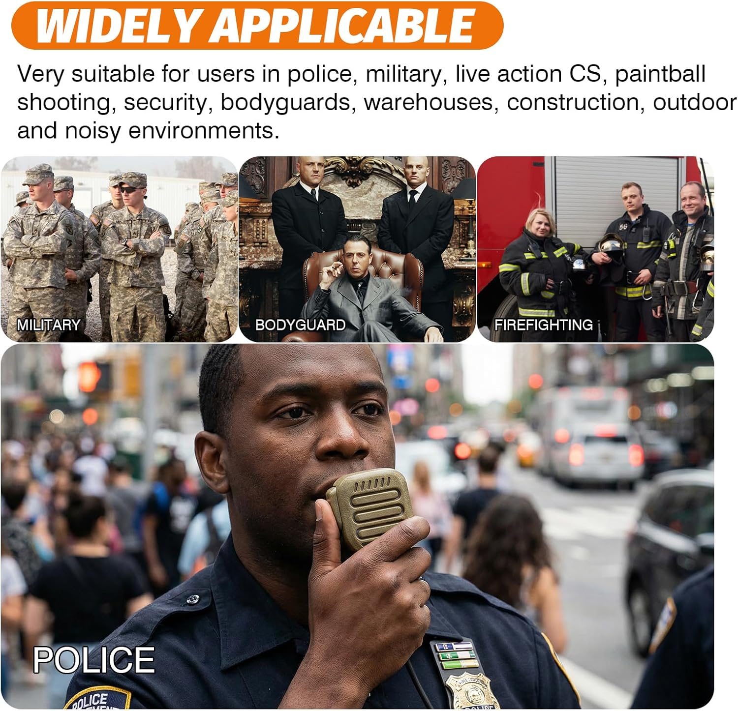 IP65 Waterproof Microphone Shoulder Mic for Motorola Vertex Standard Radio EVX-261 EVX-531 EVX-534 EVX-539 VX-210 VX-231 VX-261 VX-264 VX-351 VX-354 VX-410 VX-424 VX-450 VX-451 VX-454 VX-459 - Image 8