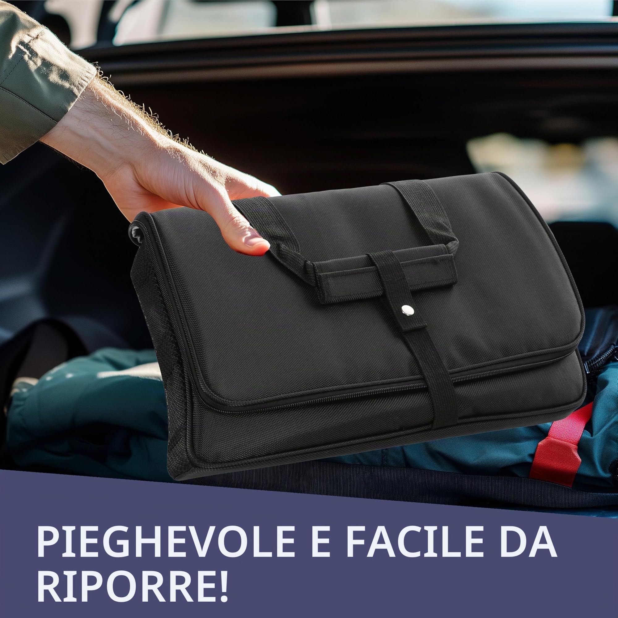 Vaily Borsa termica pieghevole 30 l per auto spiaggia viaggio frigo pranzo picnic campeggio