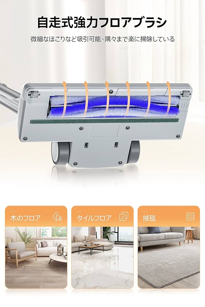 Amazon | leacco [2022年進級版] 掃除機 コードレス 独り暮らし