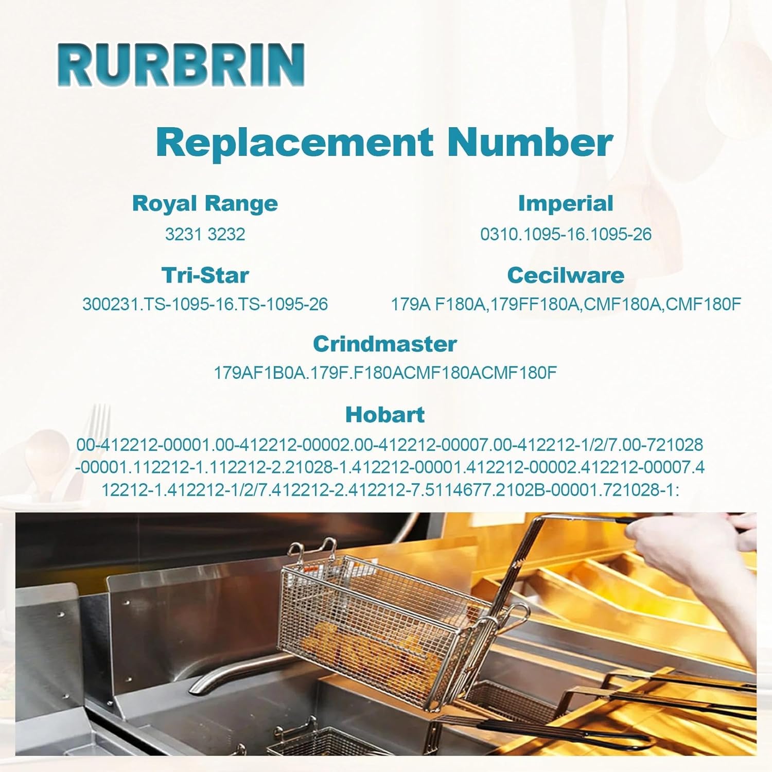 750 Millivolt Thermopile Assembly with Pilot Burner, Compatible with Gas Deep Fryer/Natural Gas and LP Orifice