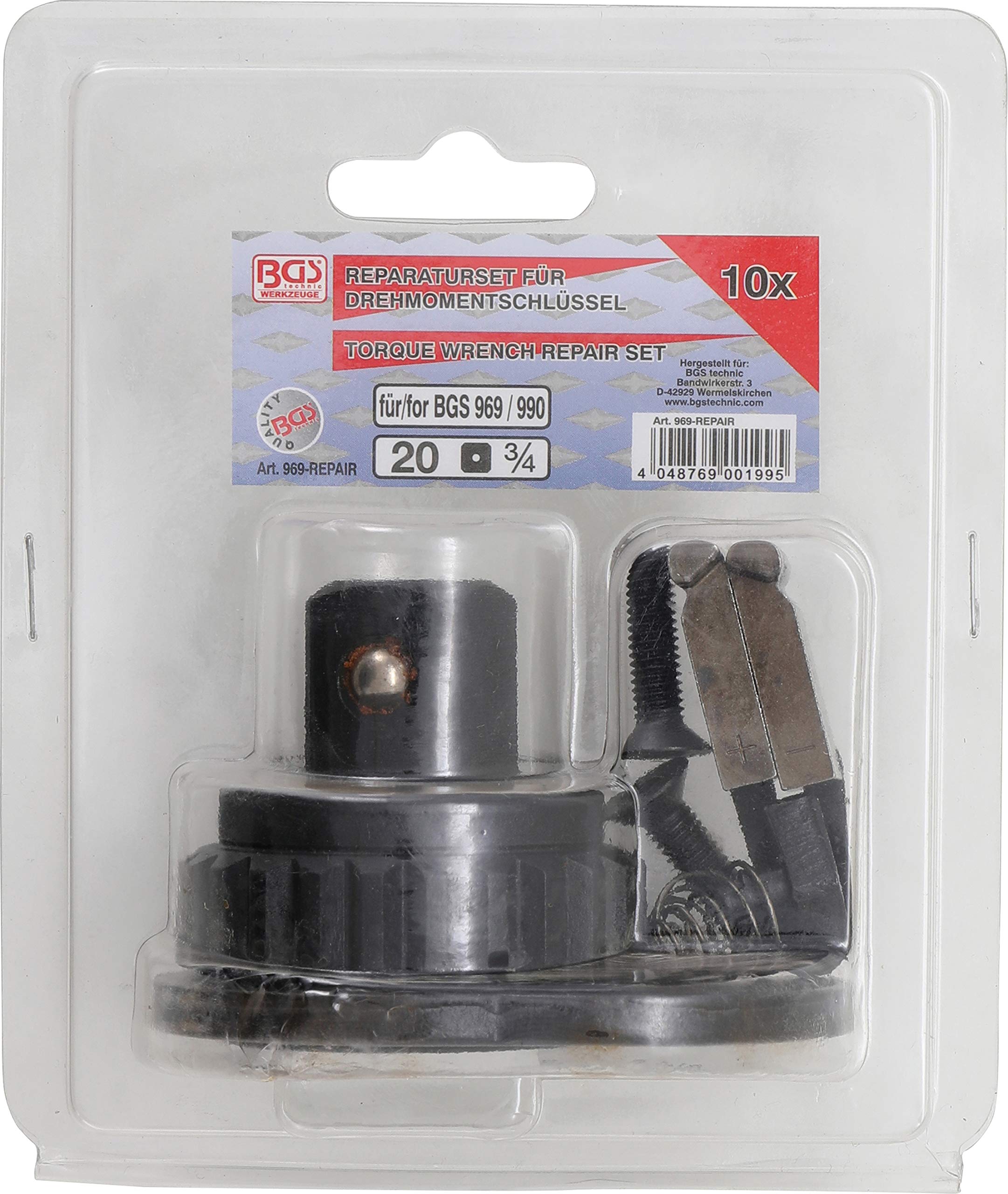 BGS 969-REPAIR | Zestaw do naprawy kluczy dynamometrycznych | do BGS 969, 990