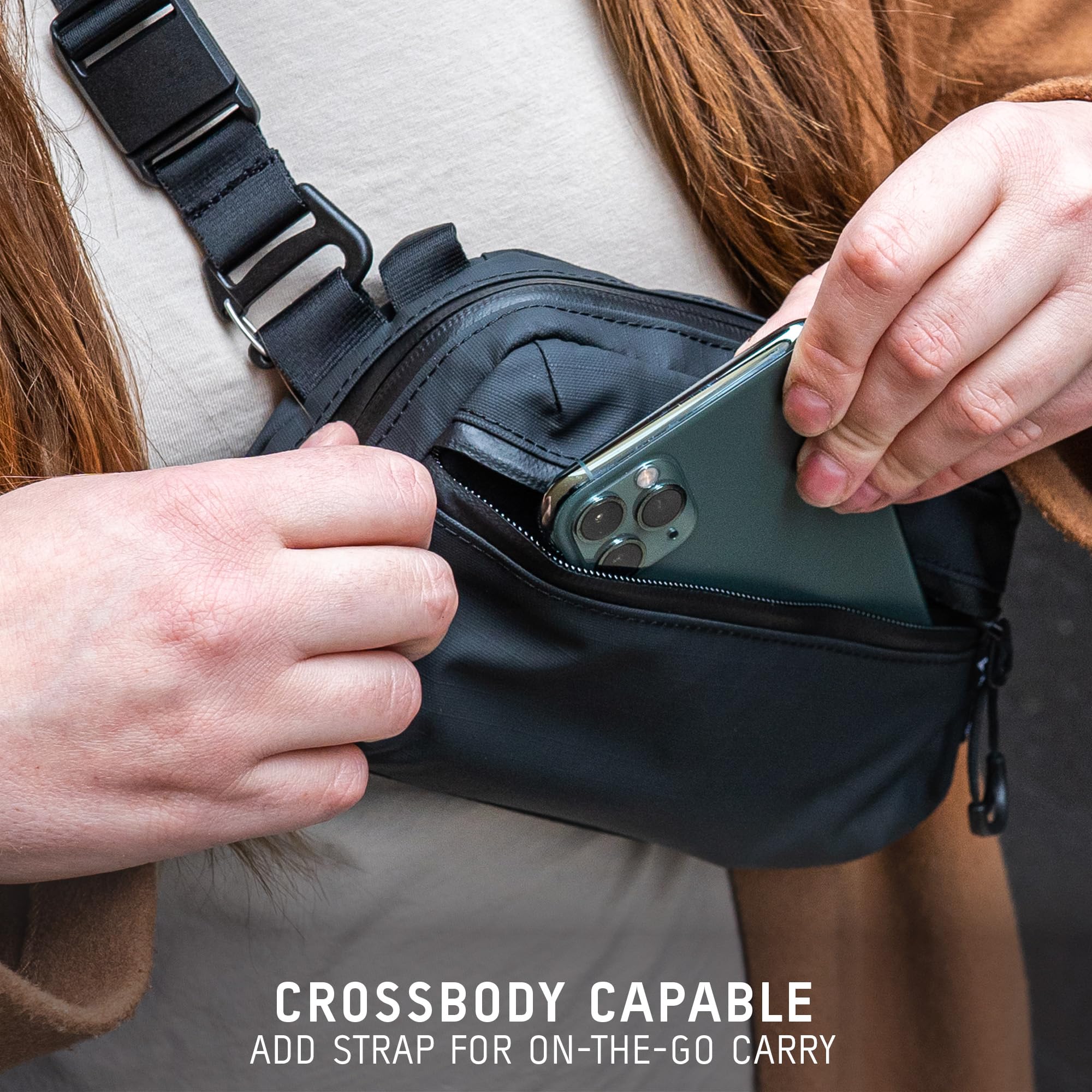 WANDRD- Bolsa tecnológica grande: bolsa de viaje y organizador tecnológico para llevar todos los días; resistente a la intemperie y duradera para practicar senderismo, acampar, hacer deporte y más (mo
