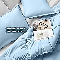 Vista 221 de Bare Home Comforter Set - King/California King Size - Ultra-Soft - Goose Down Alternative - Premium 1800 Series - All Season Warmth