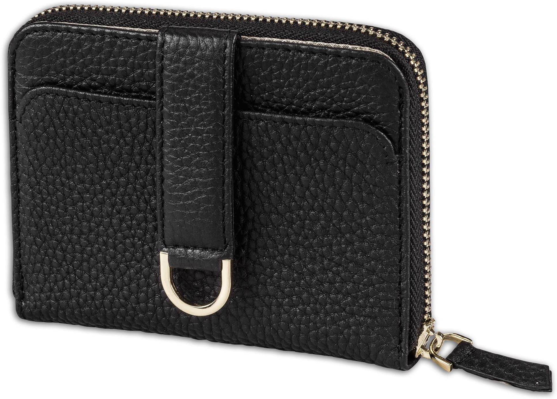 Small Wallet for Women, Leather Card Holder with RFID Blocking with Zipper Coin Pocket, Cash Pocket - Minimalist Wallet Women Slim Design for Everyday Use (Belgravia)