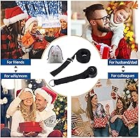 Vista 7 de Correa elástica con anclaje de puerta y banda de resistencia – Mejora la flexibilidad de estiramiento de piernas para divisiones, ballet, baile