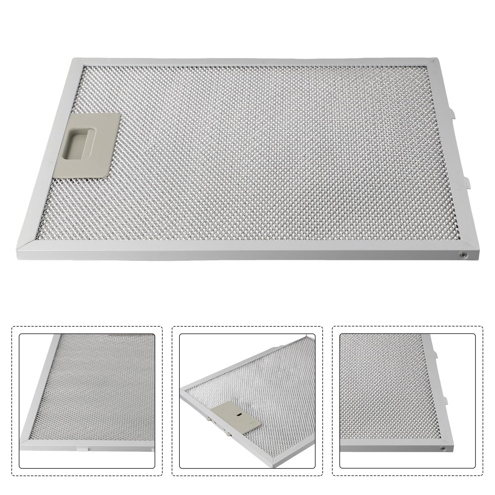 Aluminiowy filtr do okapu kuchennego, 310 x 250 x 9 mm, filtr wentylacyjny do kuchennego wentylatora, wysokowydajny syfon dymny do oleju kuchennego, 2 szt