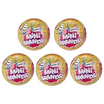 5サプライズ A-Lot-A アホロートル　シリーズ 1 ミニブランズ　6個 Zuru 5 Surprise Toy Mini Brands Lot Of 40 Pcs Series 1 & 2