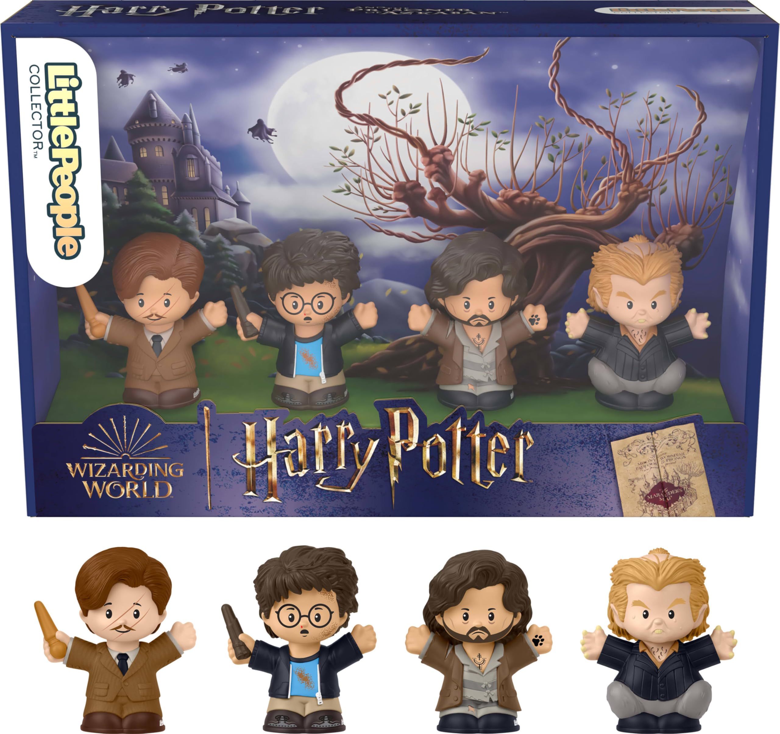 Little People COLLECTORHarry Potter and The Prisoner of Azkaban Movie Special Edition Set for Adults & Fans, 4 Figures in a Display Package