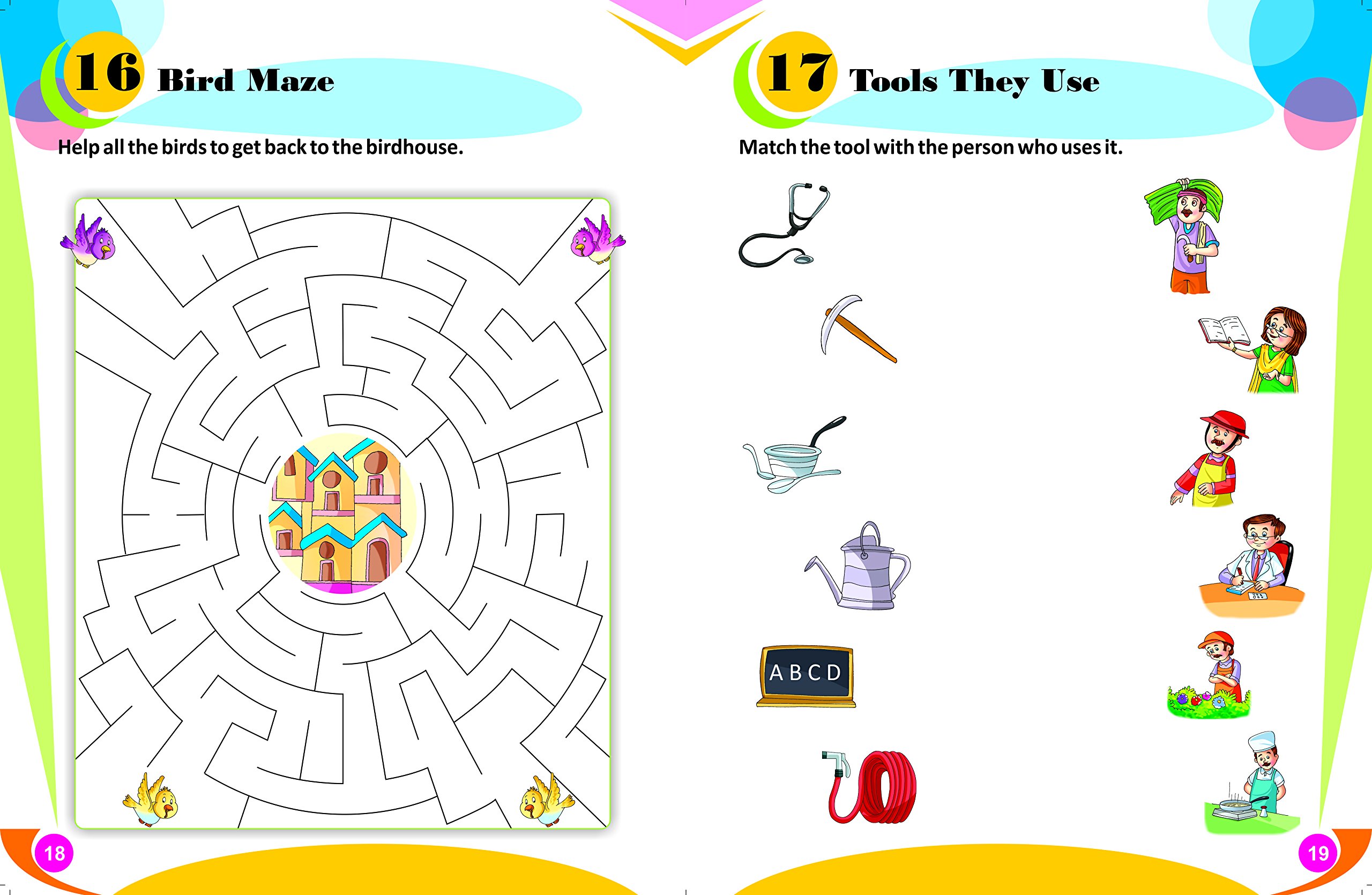 GIKSO Activity Book – 1 for Kids Age 3-5 Years Old (English) - Reprinted 2020 4