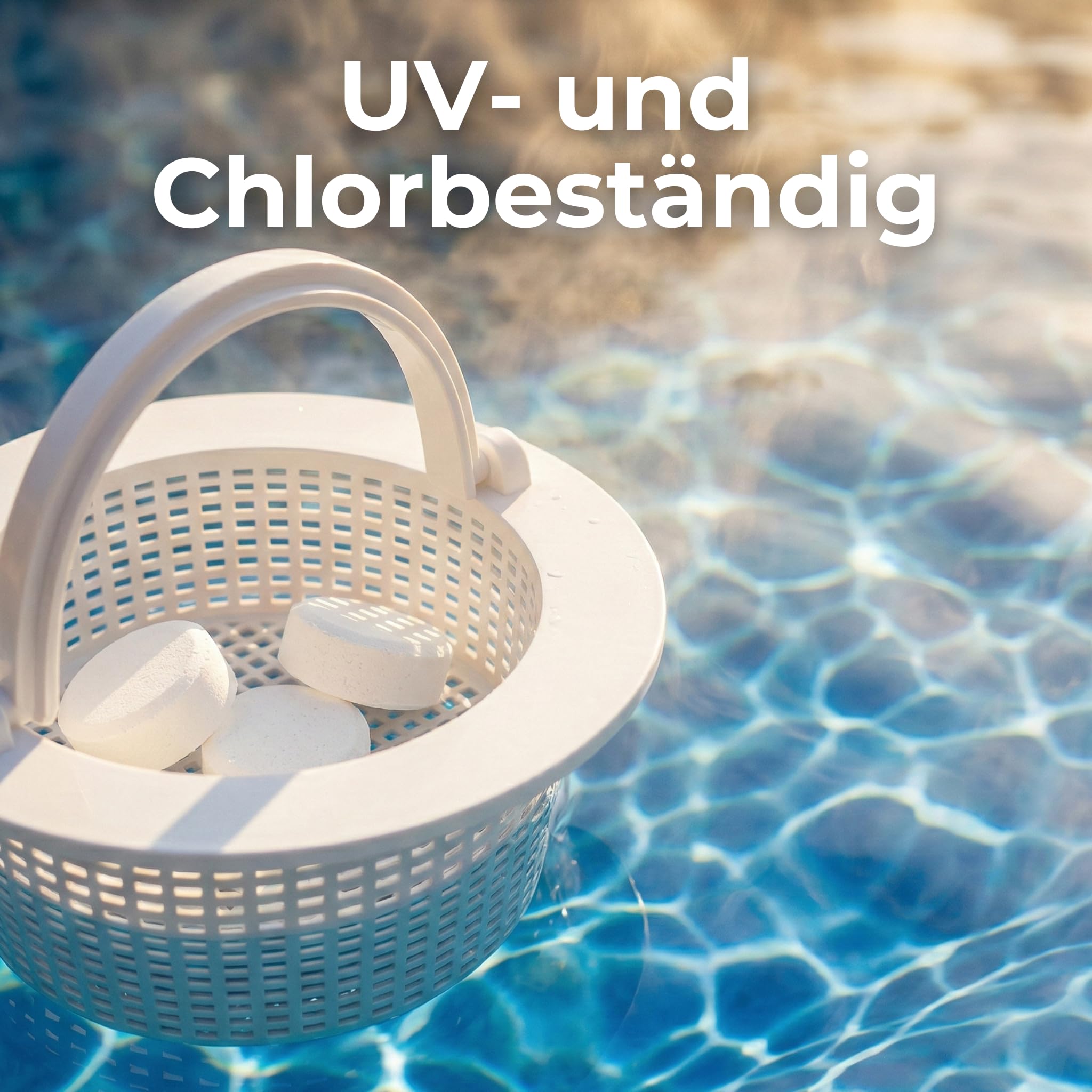poolomio® PVC-Poolfolie rund, hochwertige & kältebeständige Poolinnenfolie für Schwimmbecken, Ersatzfolie Stärke 0,4 mm, Poolinnenhülle geeignet für Stahlwandpools mit Ø 350 x 90 cm, blau