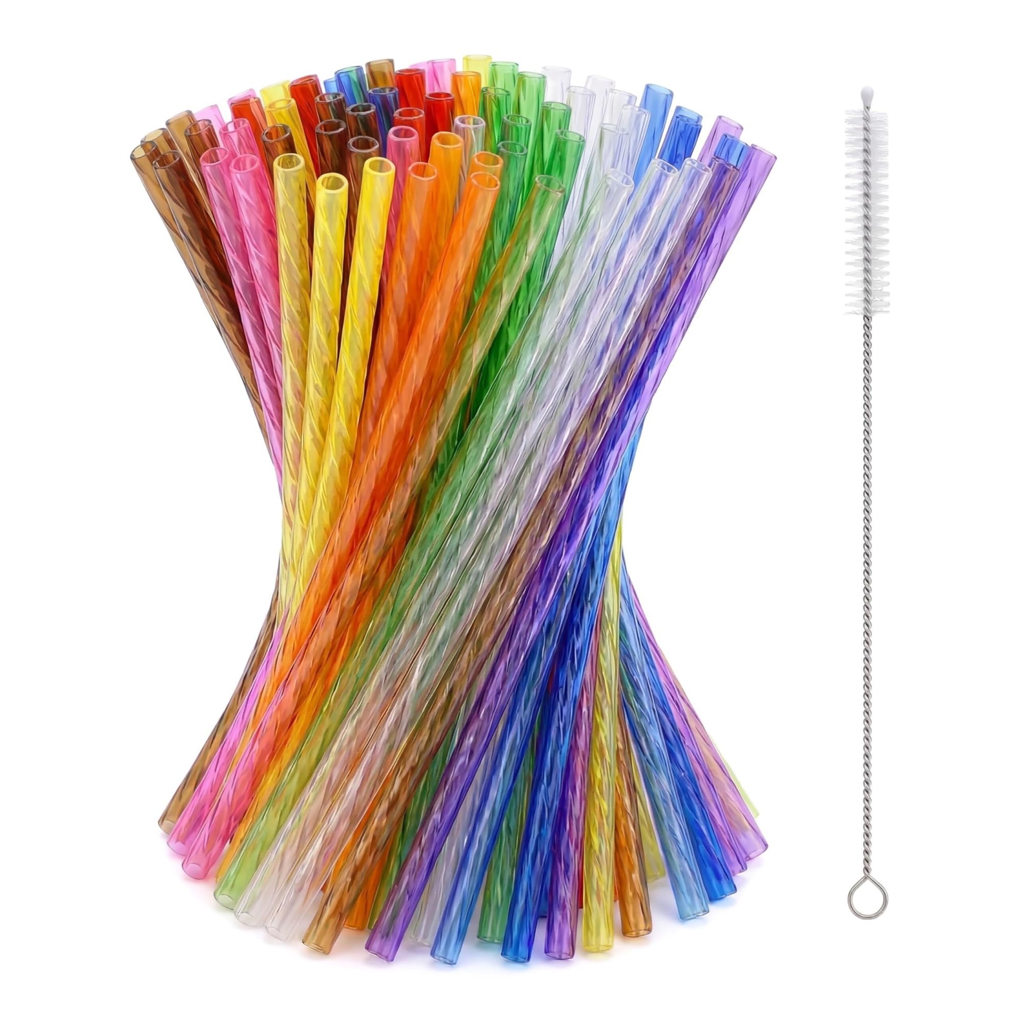 Pailles de jus scintillantes pour vos cocktails et fêtes d'anniversaire