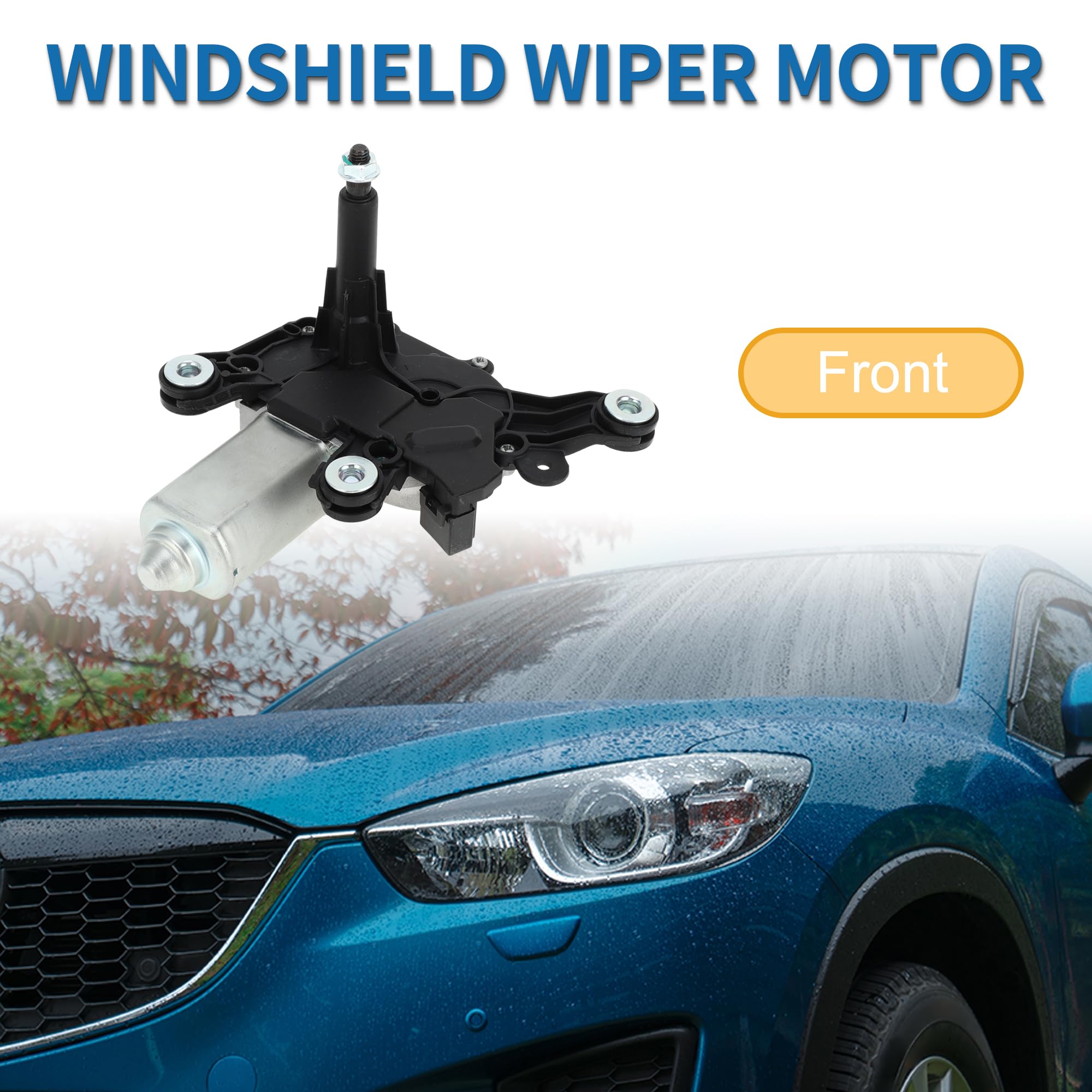 Motor Del Limpiaparabrisas Para Nissan Qashqai 13-20 1Pc | Para Nissan X-Trail, Para Renault Captur, Delantero, 3 Pines, Plástico, Acero, Oe:287104Ba0A/287105483R