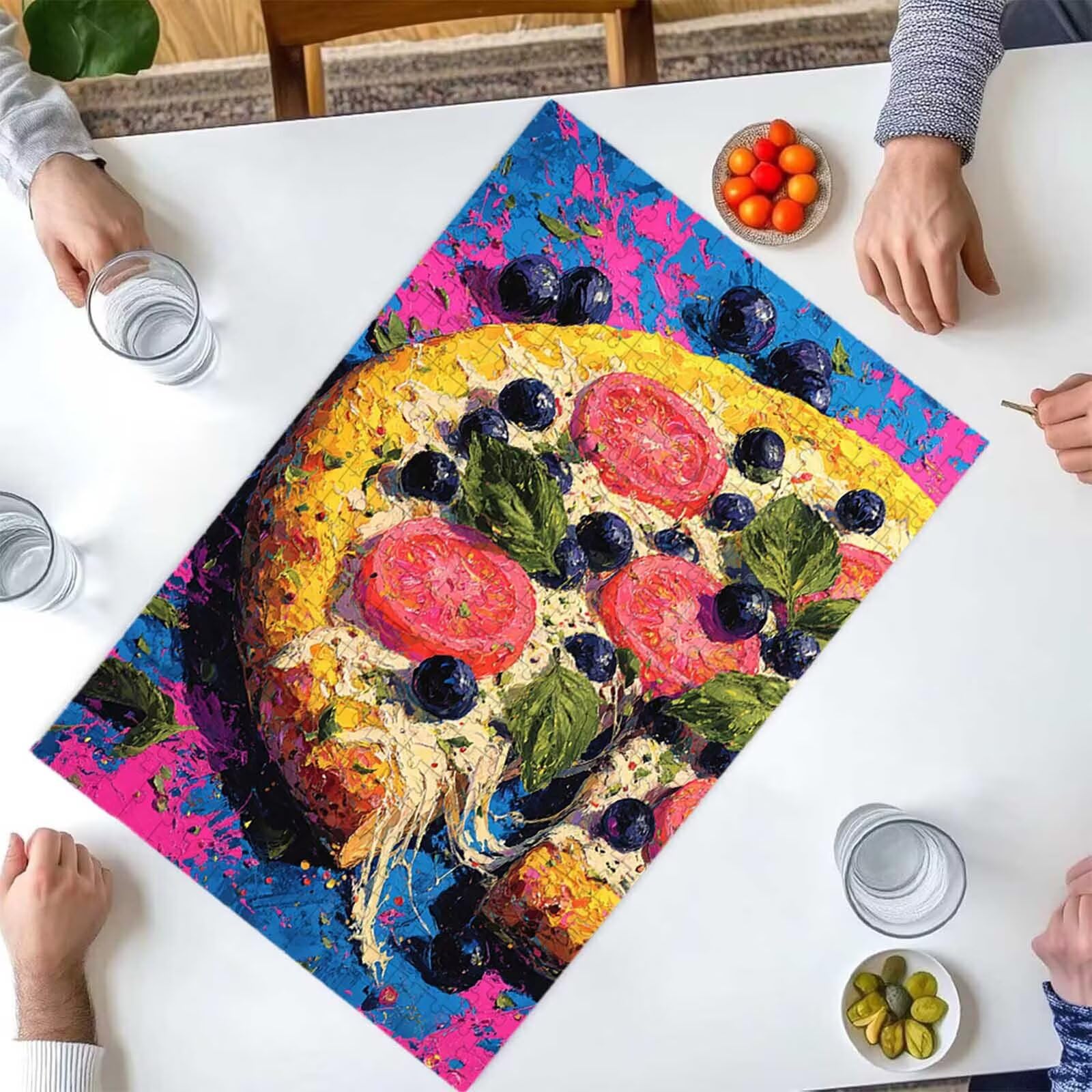 Puzzle dla dorosłych 1500 sztuk | Zabawa rodzinna i zajęcia grupowe dla nastolatków i prezent urodzinowy dla dzieci w wieku 14 lat | Dekoracja domu i pomysł na prezent Relax87 x 57 cm PjY8797 2-6