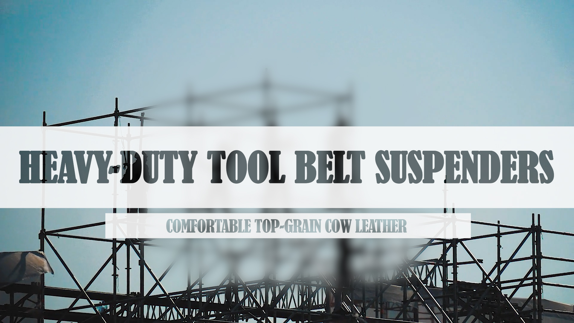 Amazon.com: WELKINLAND Top-Grain Tool Belt Suspenders for Men