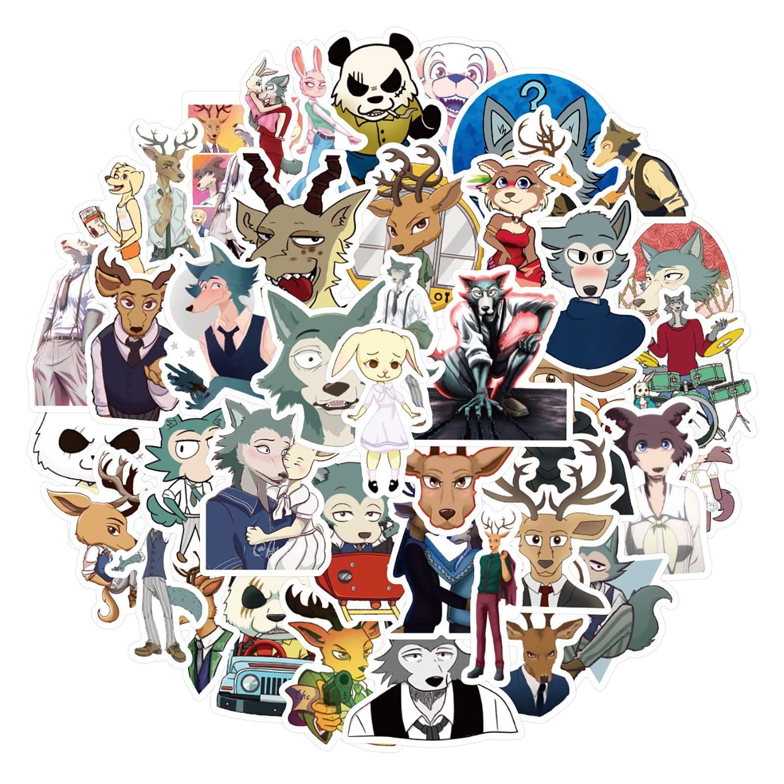 Buy Cute Cartoon Beastars Stickers 50pcs Cool Japanese Anime Aesthetic