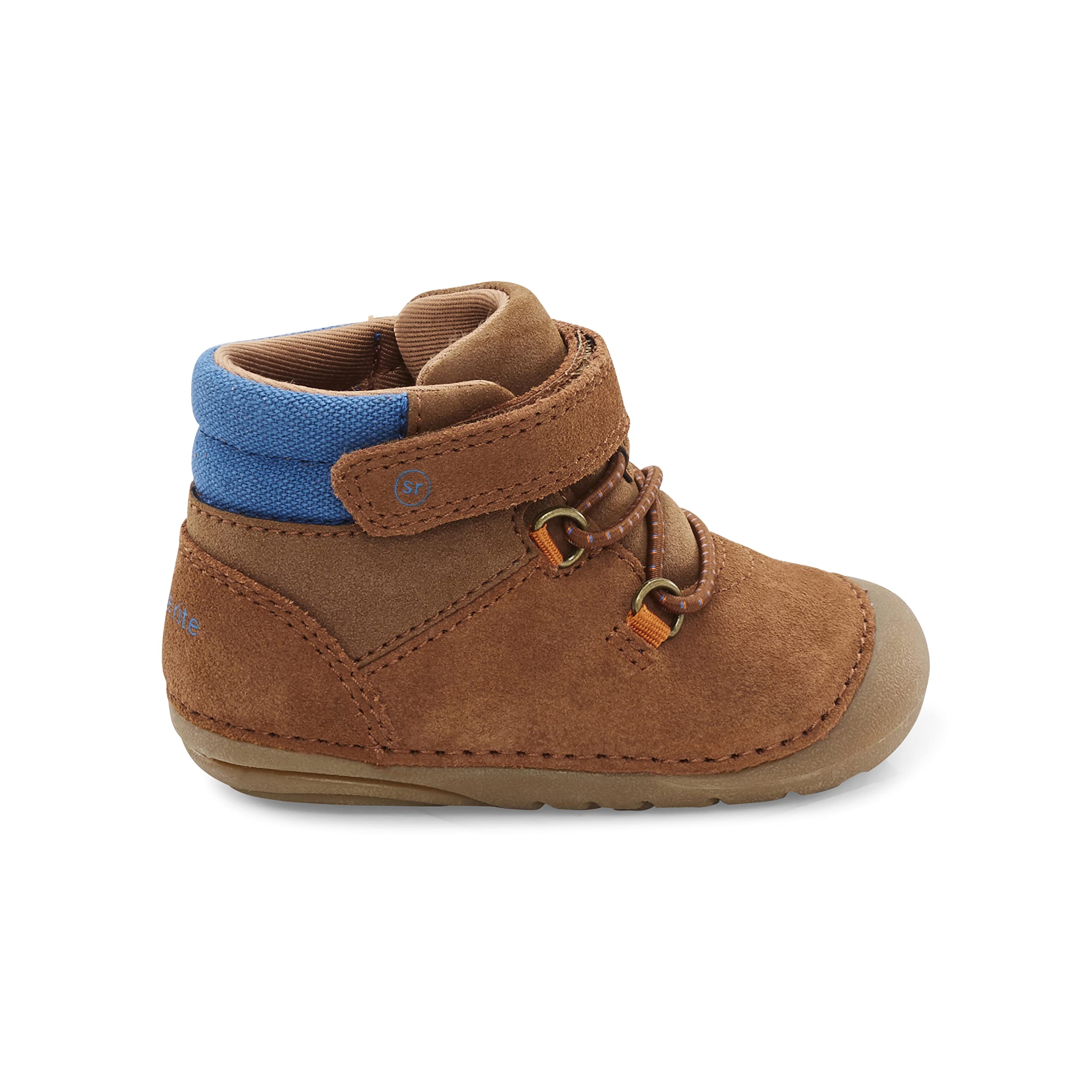 Stride Rite Baby Boys SM Russell First Walker Shoe, Brown, 3 Infant