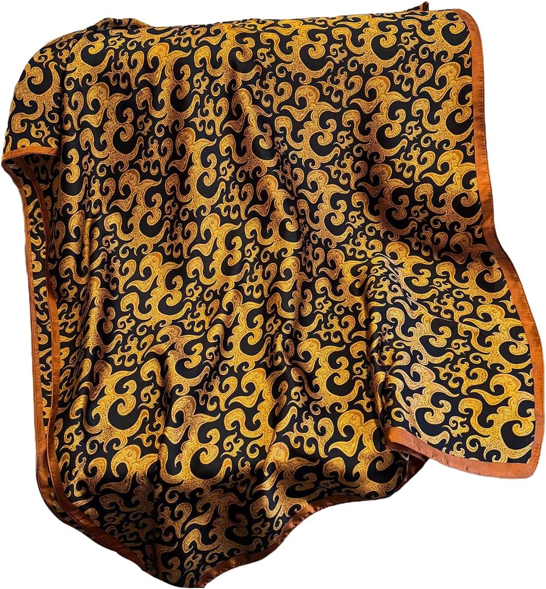 NUWEERIR Womens 100% Large Mulberry Silk Scarf Long Satin Scarf Fashion Lightweight Wraps - Image 2