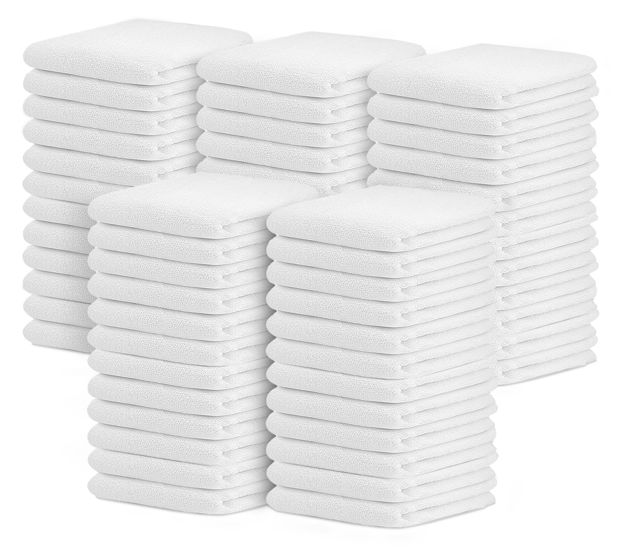 Avalon Towels Terry Bar Mop Towels Value Pack of 60 Size 16x19 Absorbent and Durable Multipurpose Cleaning Rags