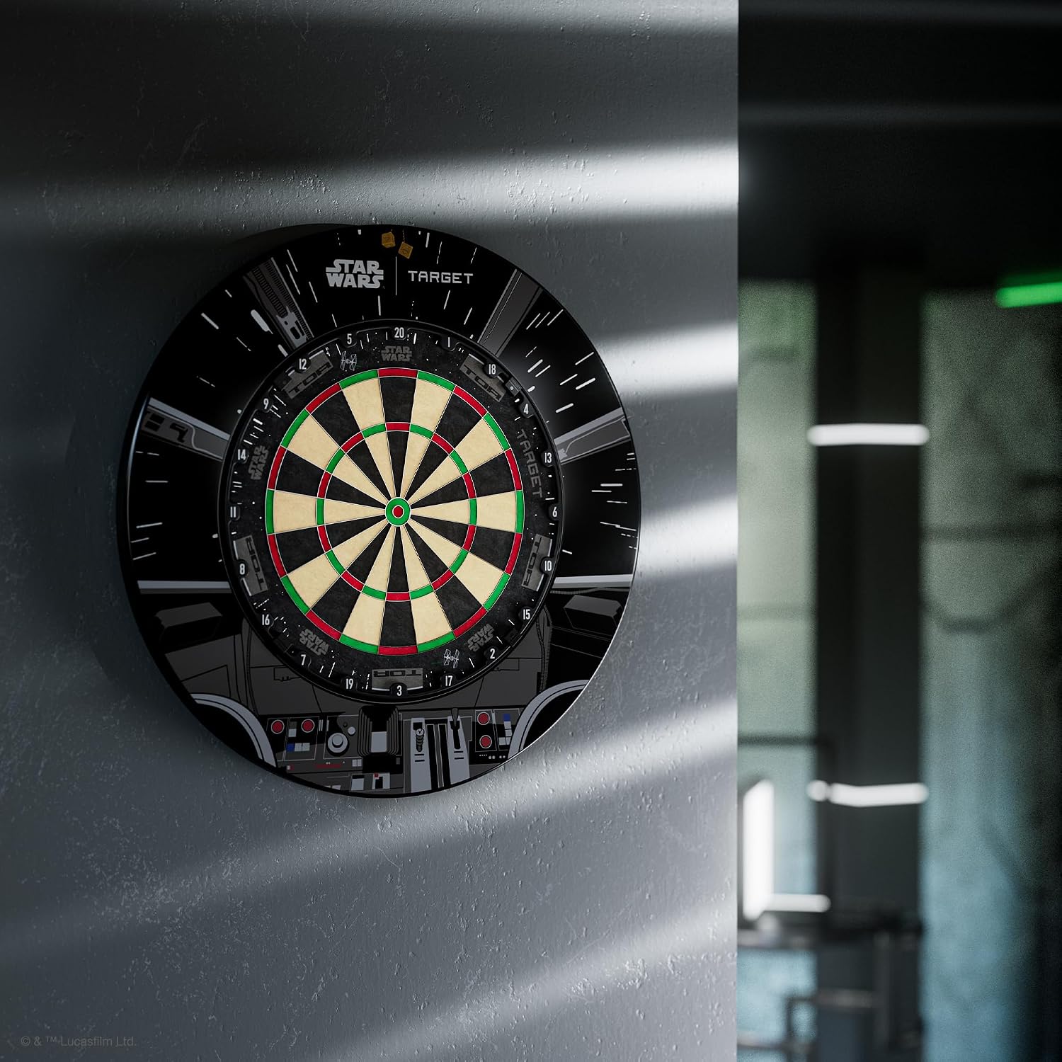 Target Darts TOR Dartboard & Dart Board Bundles | Competition Standard Steel Tip Board with Fixing Kit | Also Available: Special Edition Luke “The Nuke” Littler Board and Surround or Star Wars Galaxy
