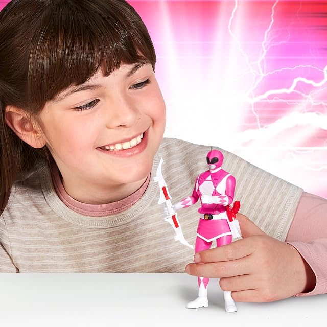 Foto 7 de 8 de Power Rangers - Automorphin, Figura articulada 2 en 1, 15 cm, Ranger Rosa