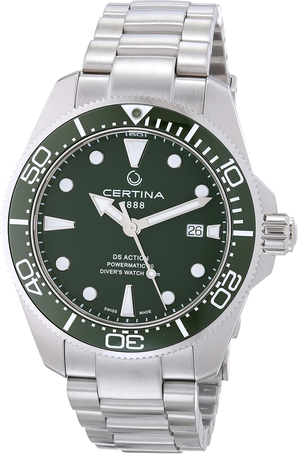 Certina, Mens, DS ACTION Diver 43mm, Stainless Steel, Swiss