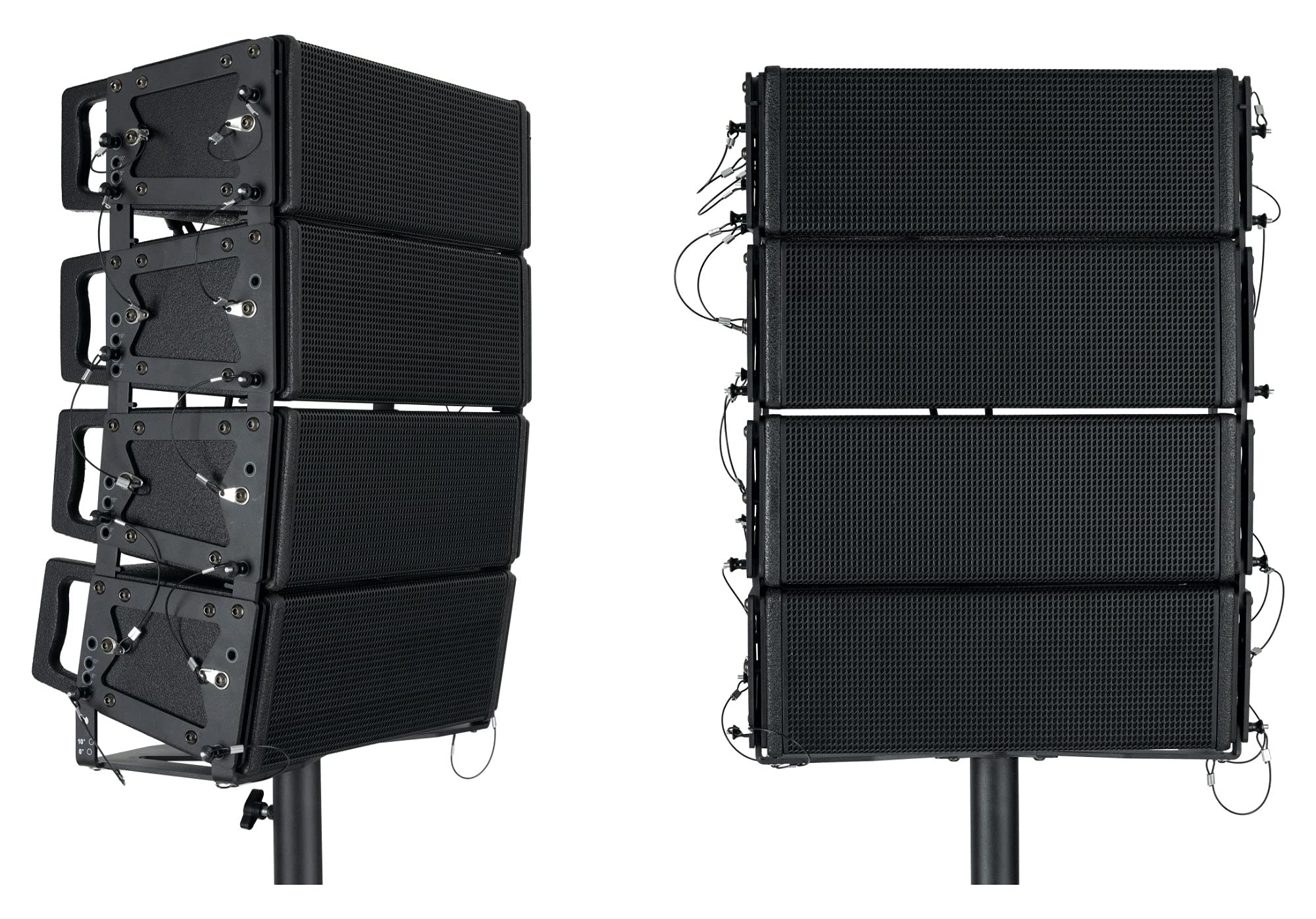 Pronomic V-Array Large Set, Subwoofer 212, Equipamiento: 2X woofer de 12" | DSP: procesador DSP de muestreo 96 kHz, 48 bits, Receptor Bluetooth® 4.2, Presets DSP: FLAT, LIVE1, LIVE2, Dimensiones: 38