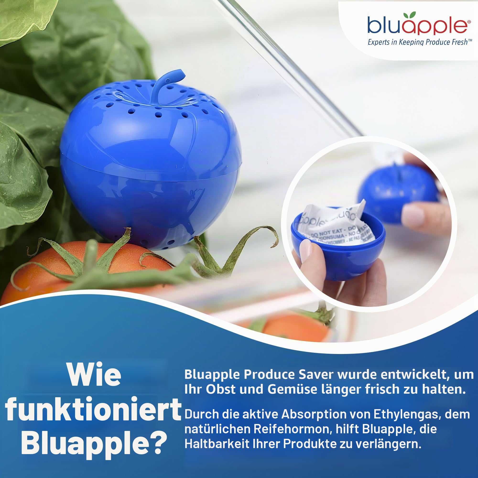 Bluapple 100-201 2 Count Bluapple Freshness Balls by BluApple