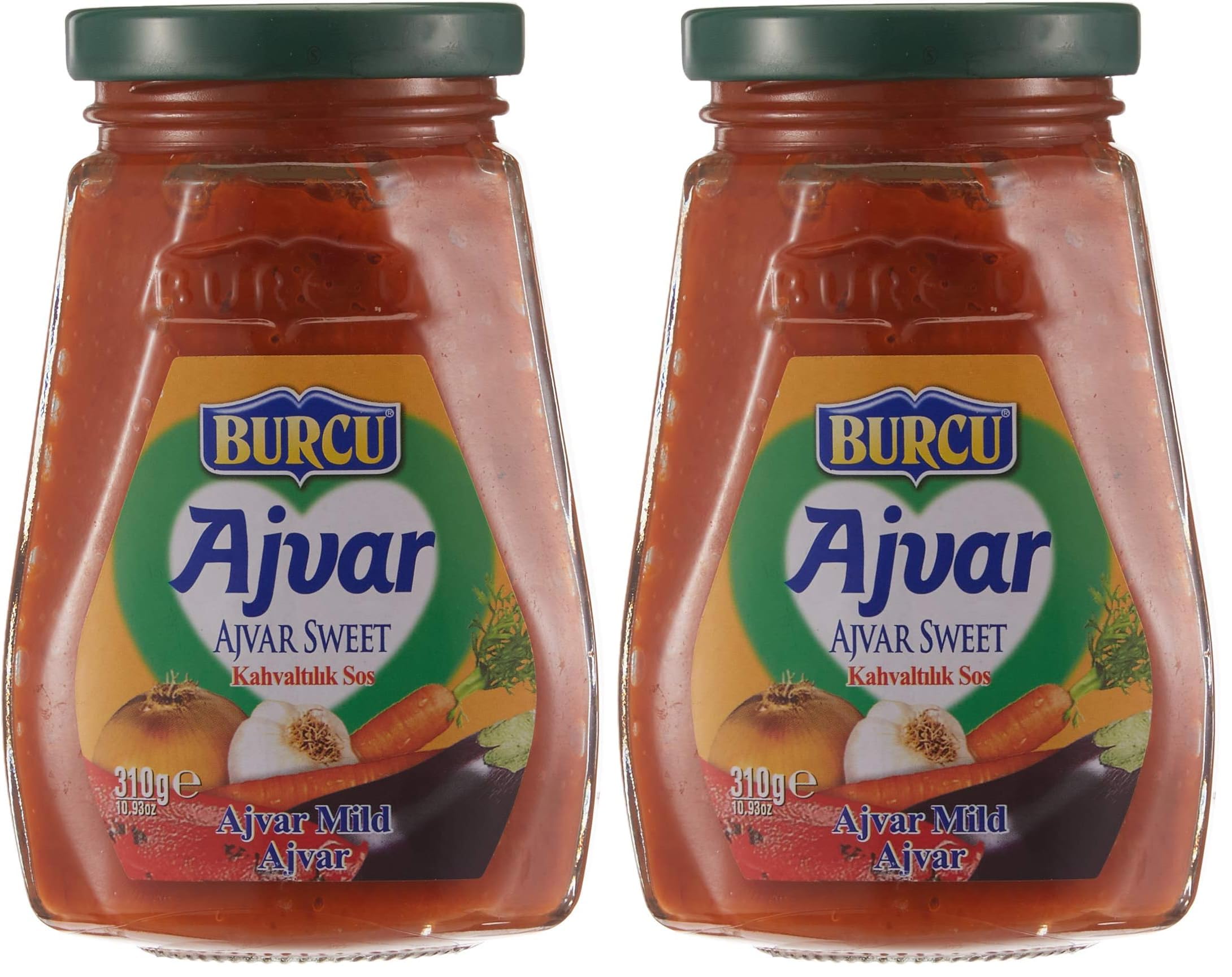 Burcu Gıda 310 Gr Ajvar (Tatlı) 2li paket