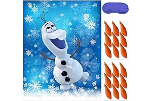 Froze Christmas Party Pin The Nose on The Olaf