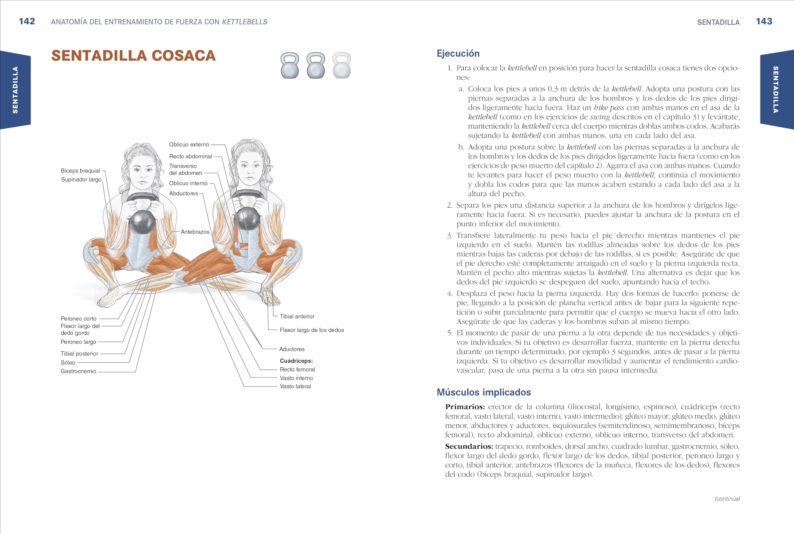 Anatomía del entrenamiento de fuerza con kettlebells