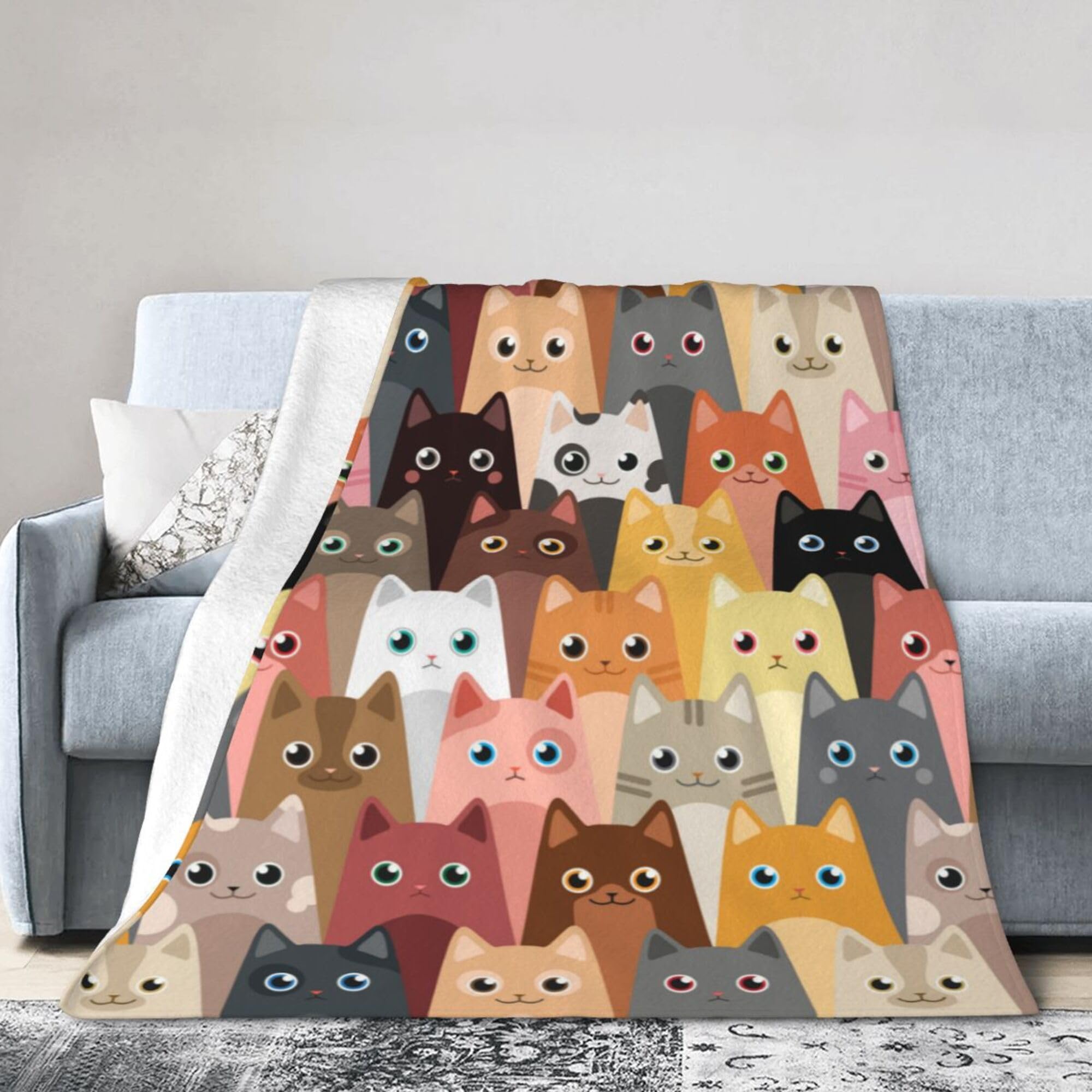 Couverture pour animaux tapis lit polaire lavable 100x150cm
