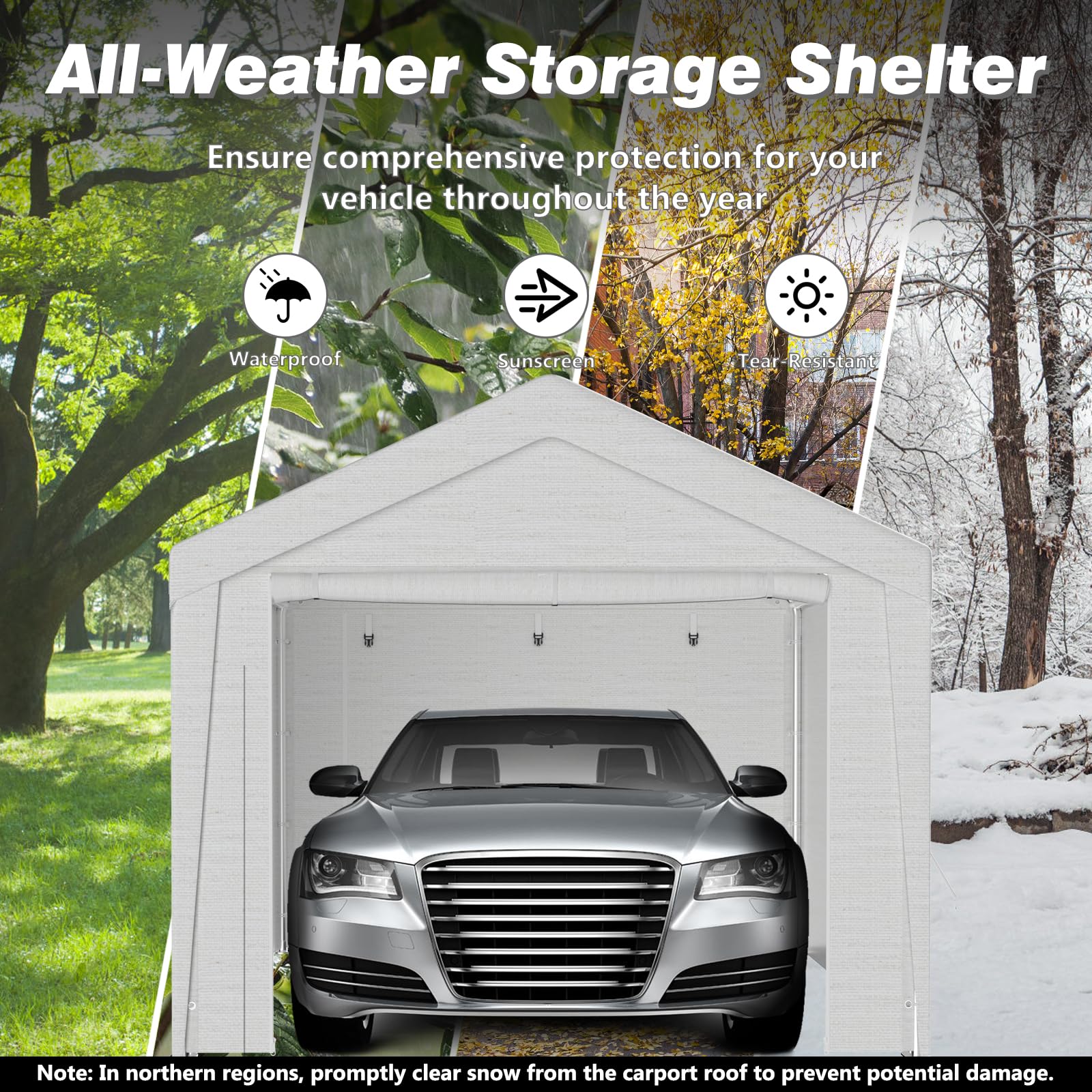 Gazebo per tenda 3x4m telone PE resistenti UV pareti laterali rimovibili telaio metallico tetto rinforzato