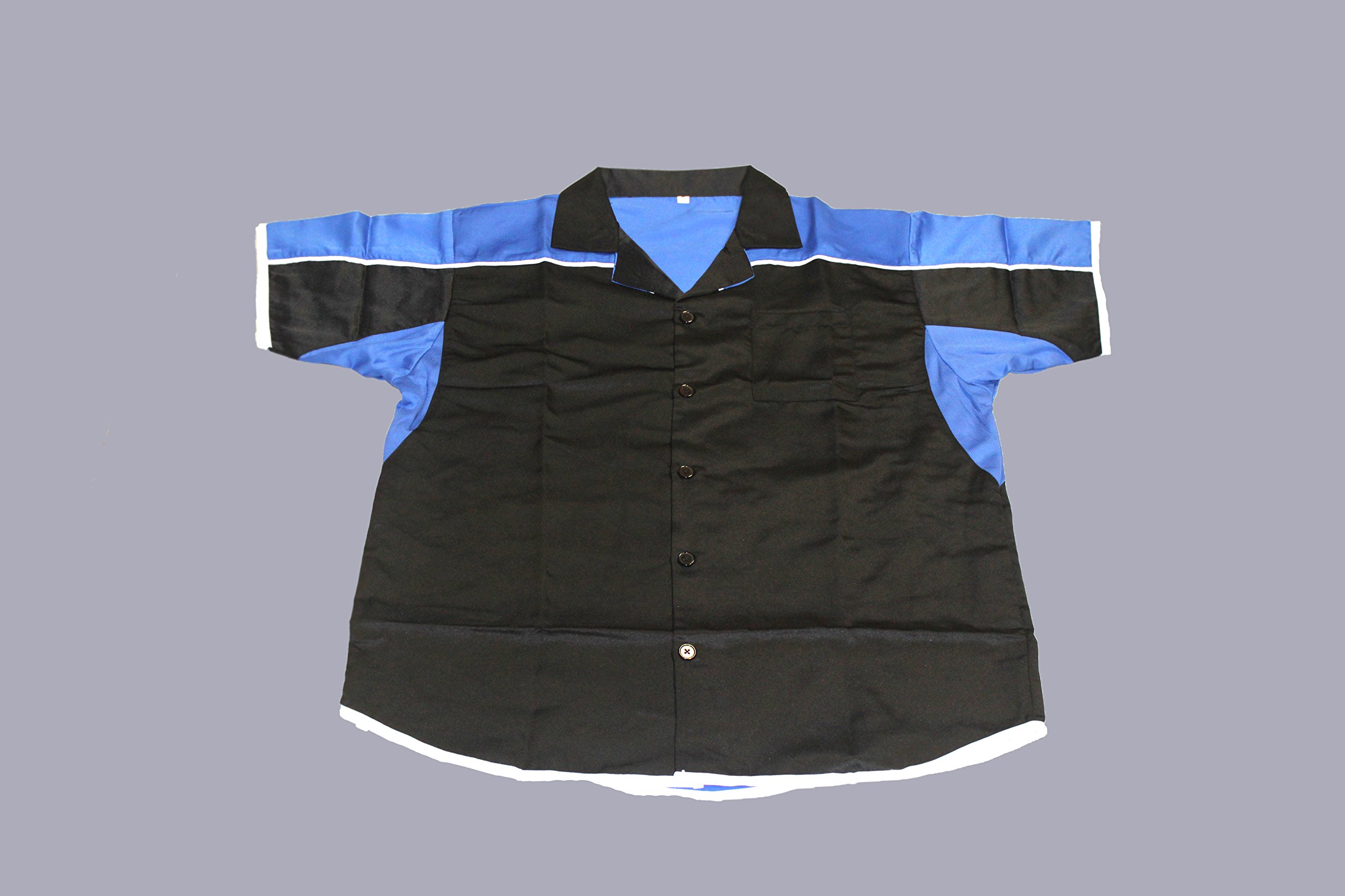Lisaro Darthemden Darthemd Darts Shirt, Dartshirt, Shirt, Dart Kleidung, Dart-Tshirts, Dart Hemden auch mit eigene Logo möglich!! schwarz-Blau
