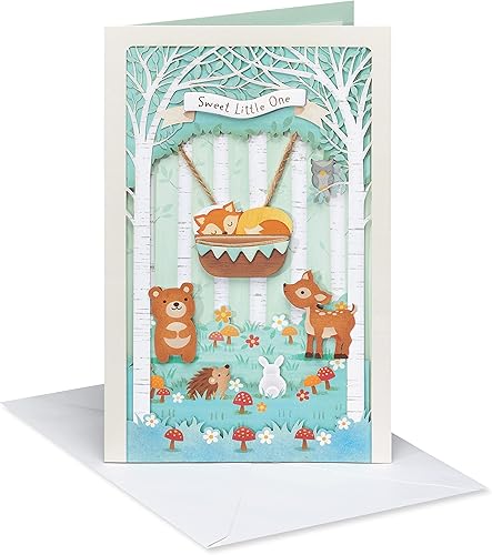 American Greetings Nueva tarjeta de bebé (tu increíble familia)